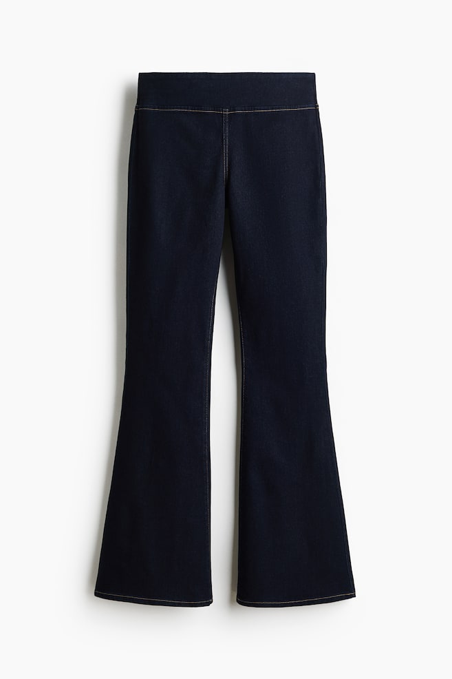 High Flared Jeggings - Navy denim blue/Denim blue/Dark denim blue - 1