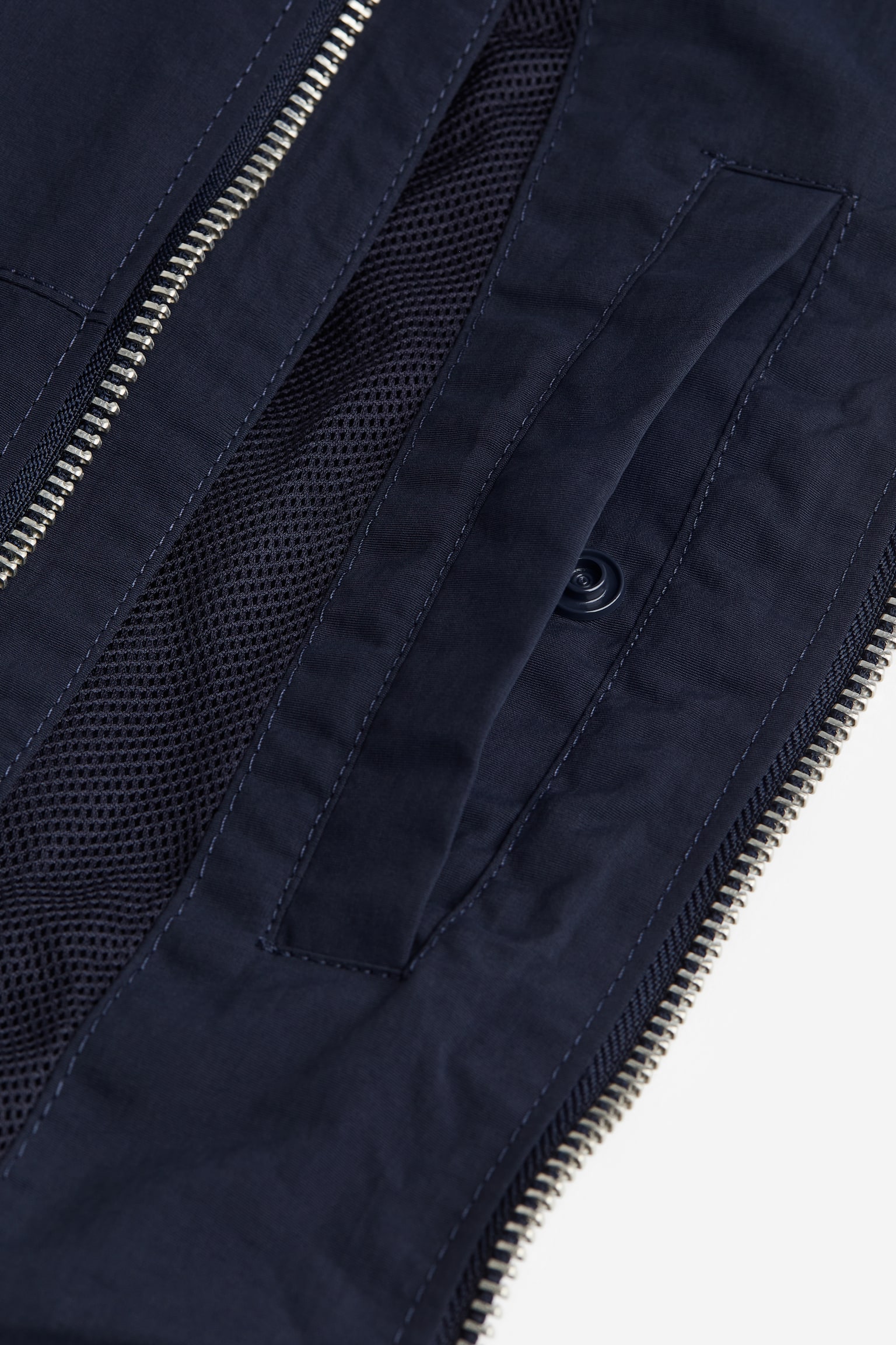 Water-repellent windbreaker - Navy blue - 6