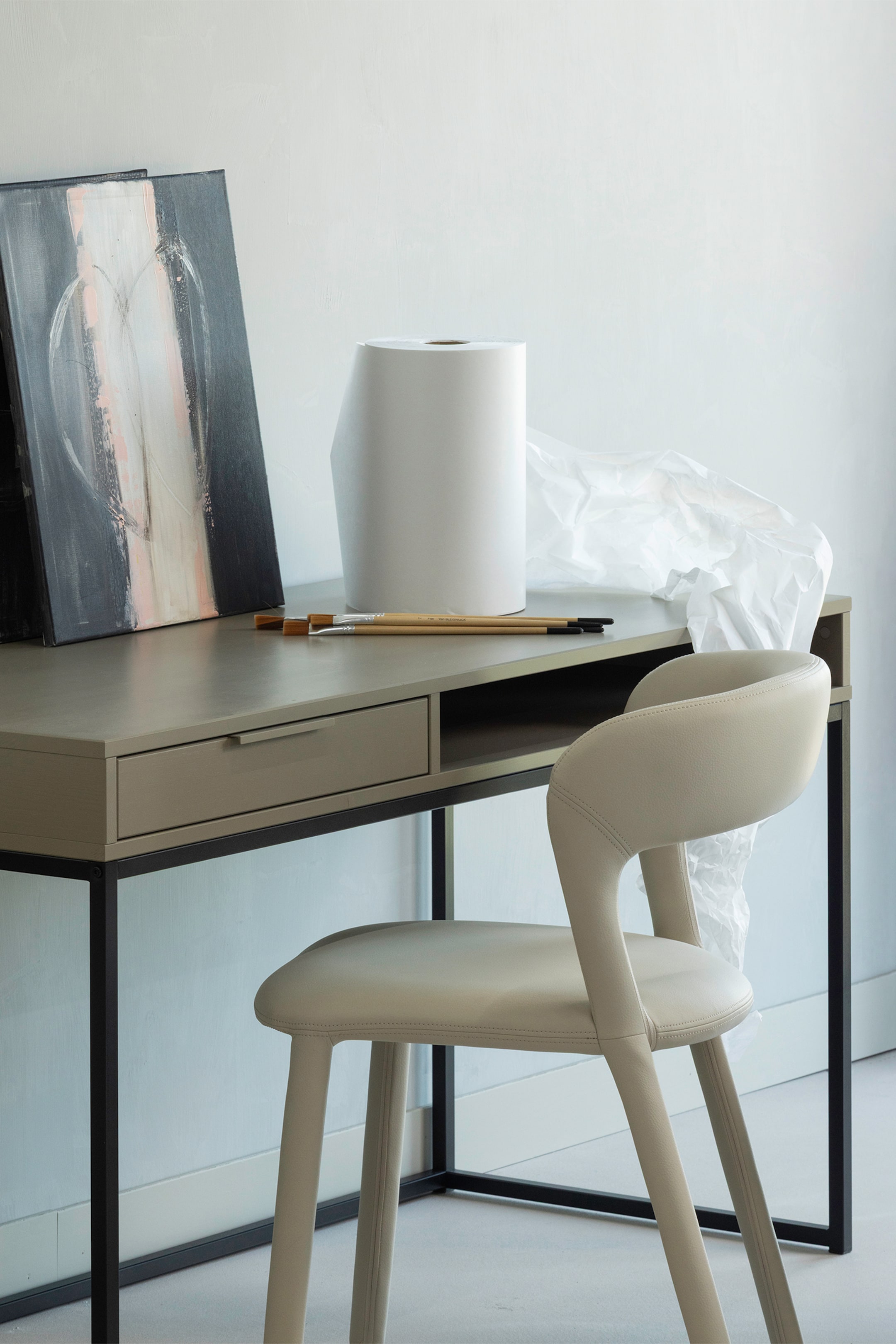 Grotere afbeelding bekijken: Noble Dining Chair - Set Of 2 - Beige - WOOOD - HOME | H&M BE 1