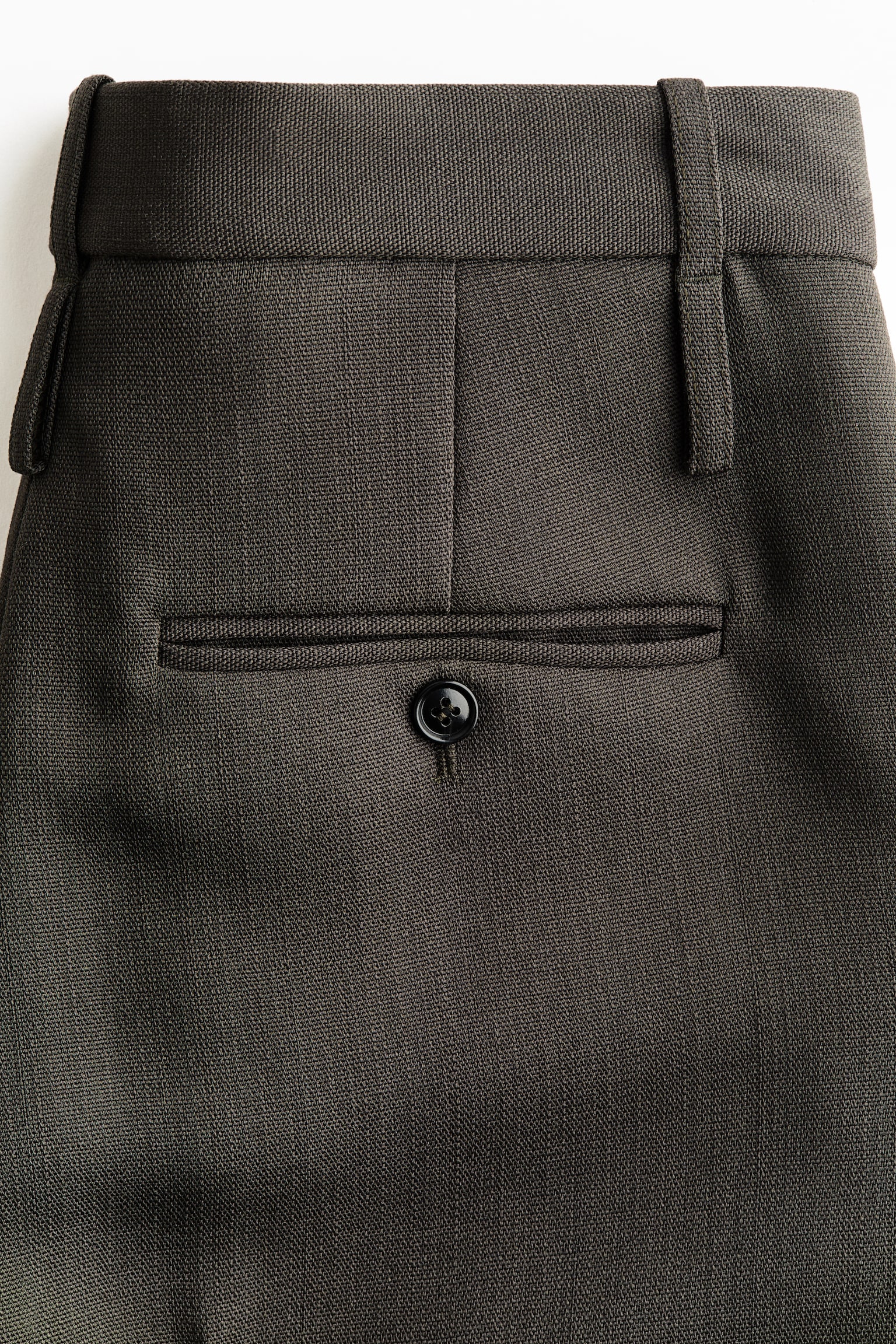Женские брюки H&M Tailored Wool, цвет: Тёмный серо-коричневый — фото 8