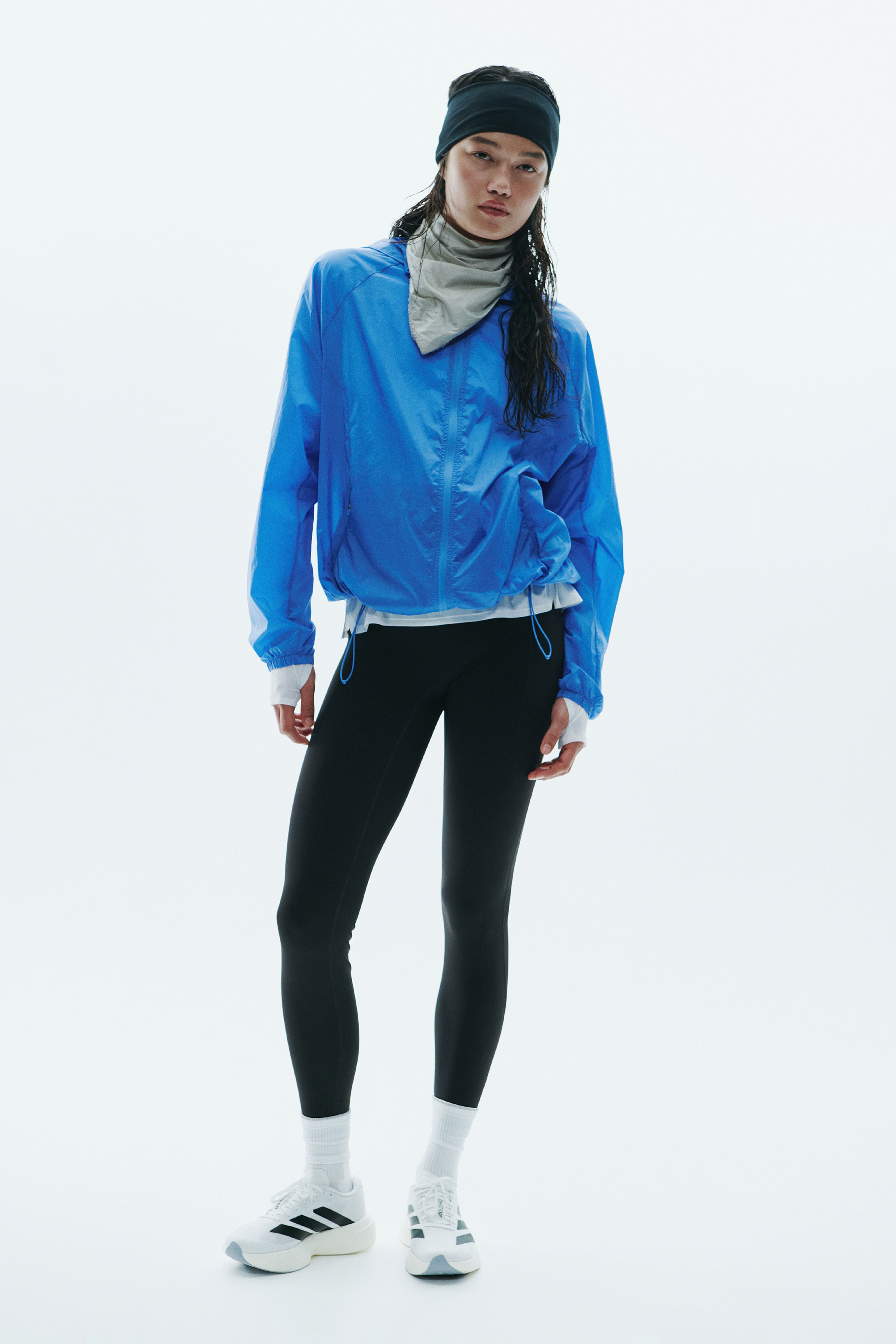 Water-repellent running jacket