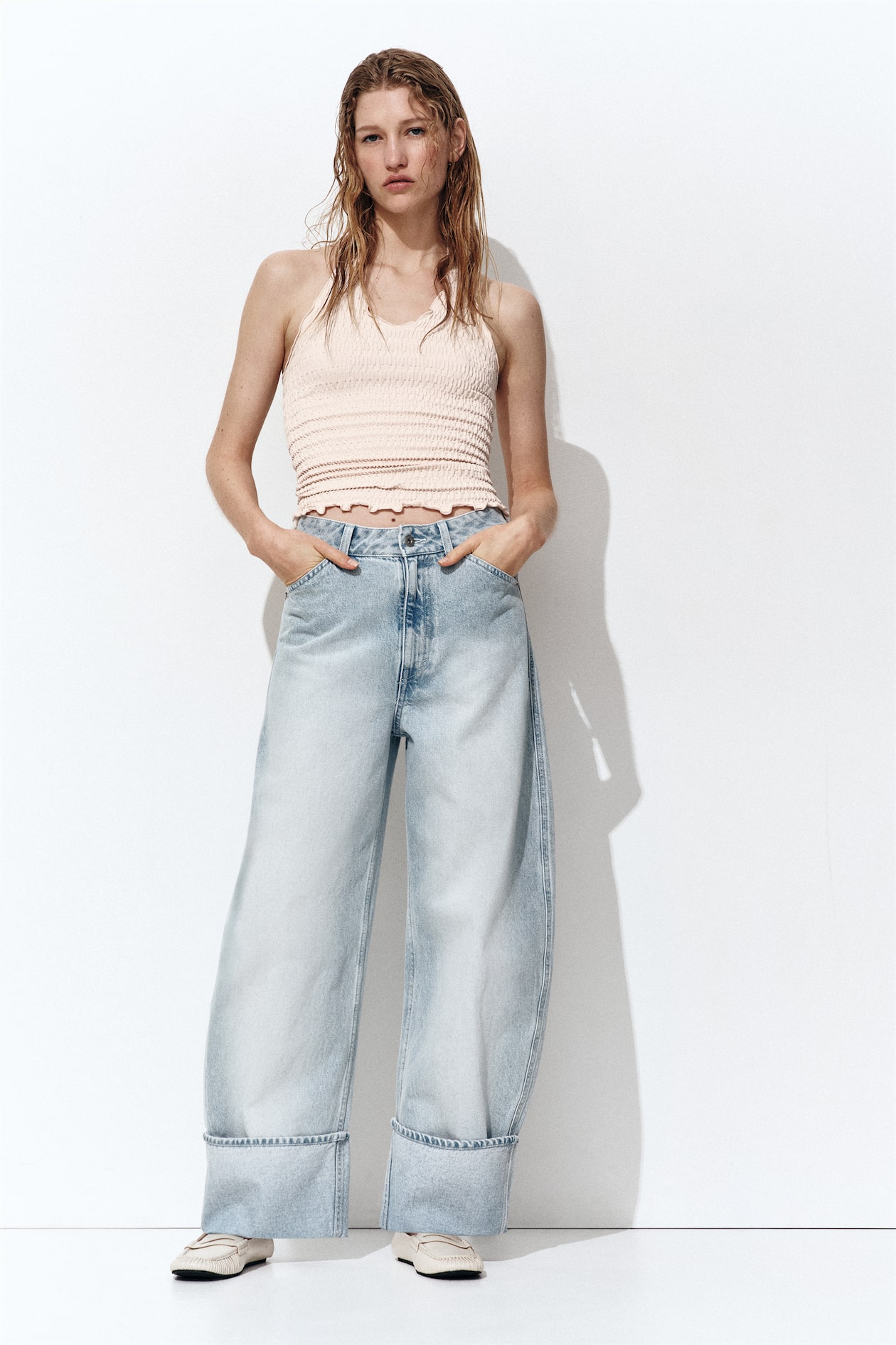 Smocked Halterneck Top - image 3
