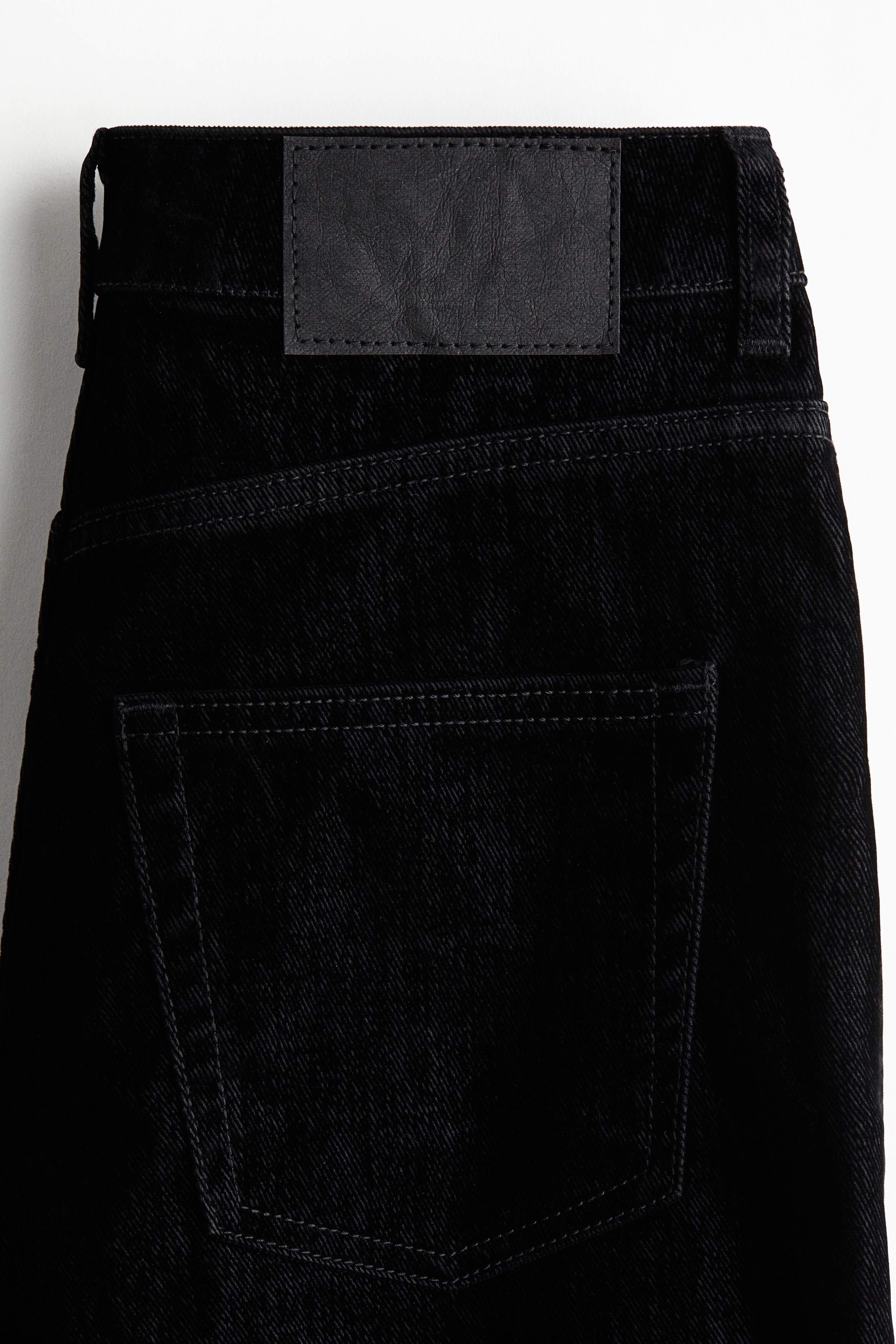 Flocked Wide Ultra High Jeans