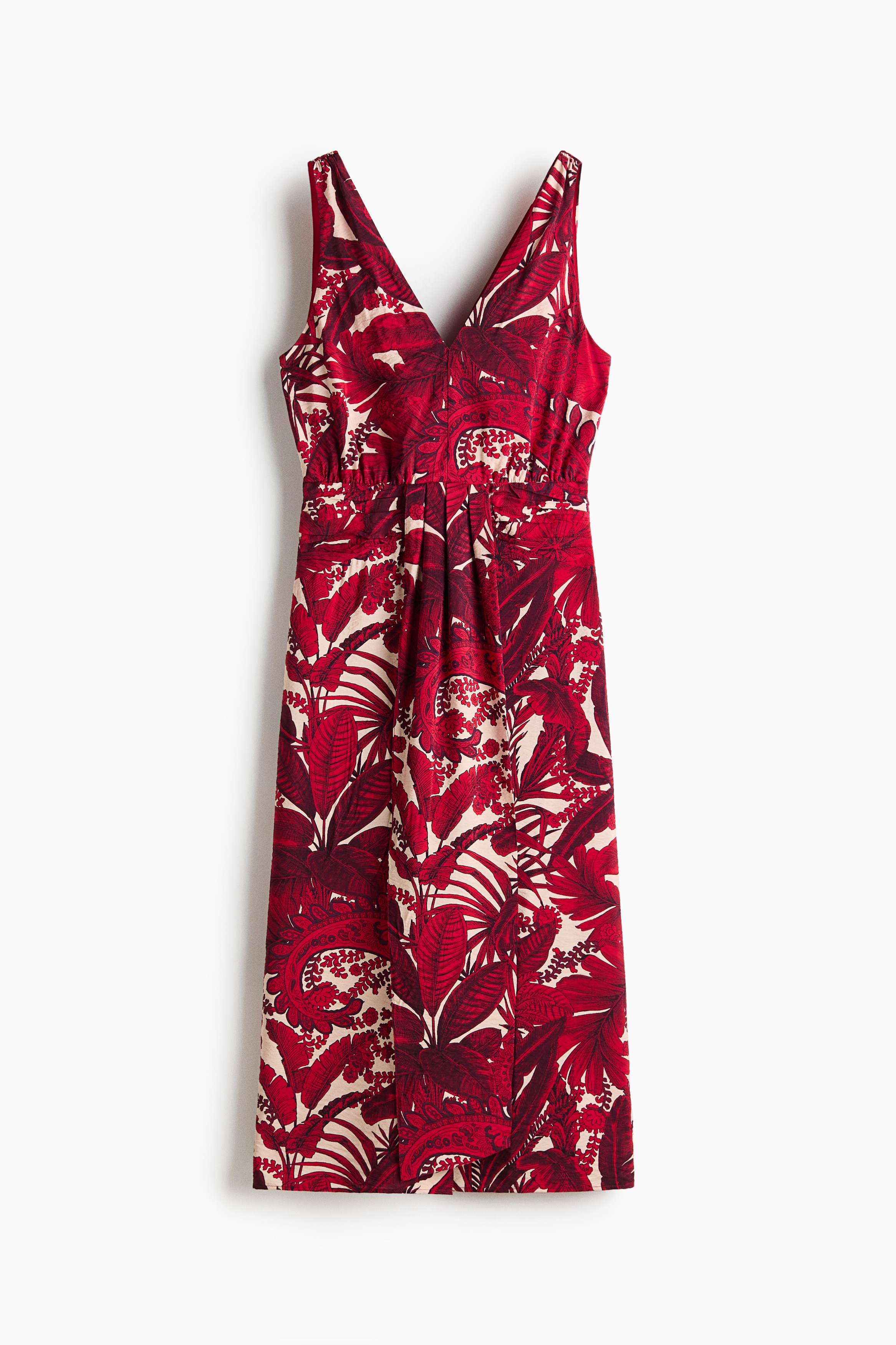 Rochie midi cu decolteu în V