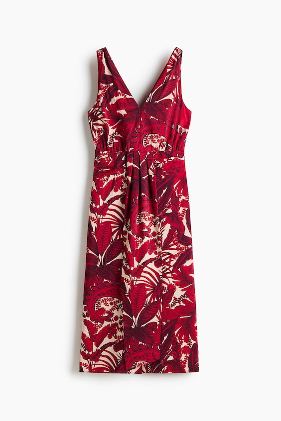Женские платья H&M V-Neck Midi Dress