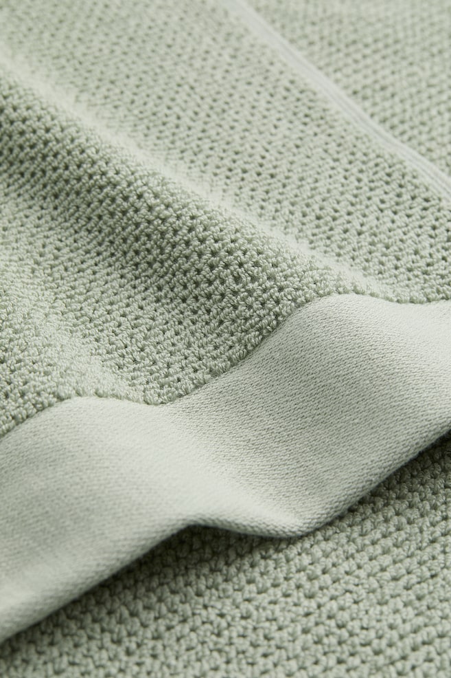 Cotton terry bath sheet - Sage green/White/Light beige/Grey/dc/dc/dc/dc - 4