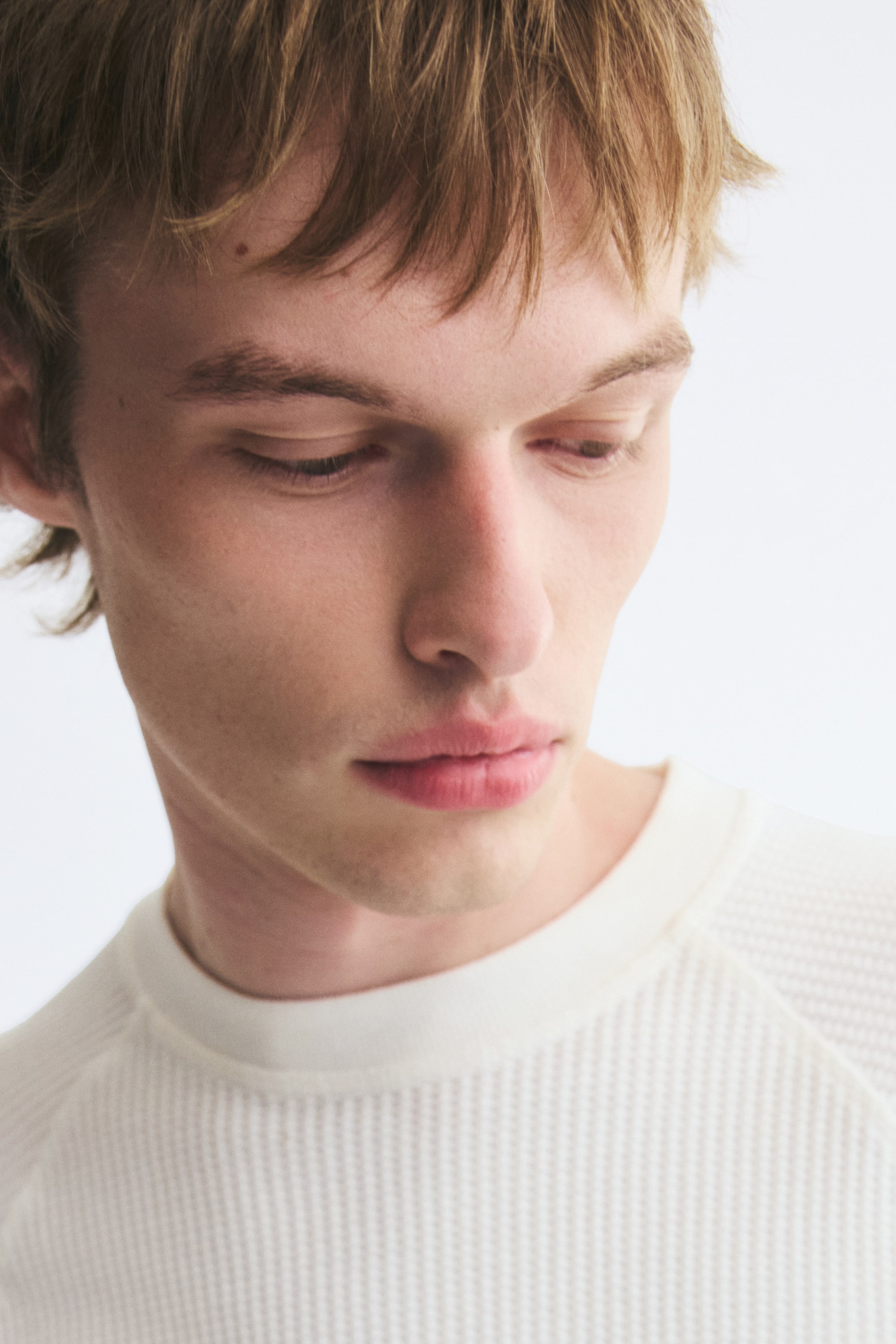 Regular-Fit Waffled Shirt