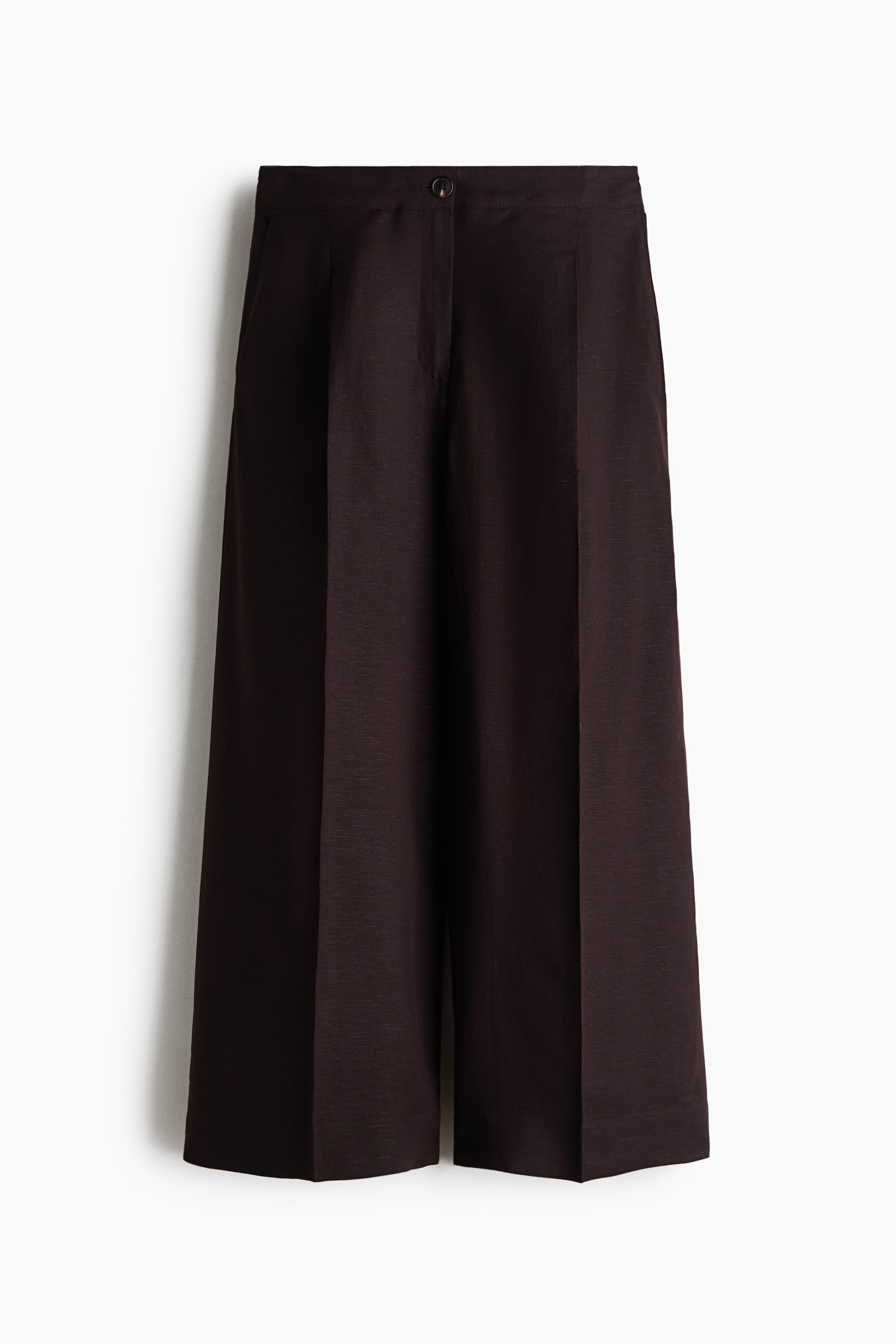 Pantalon 7/8 en lin mélangé
