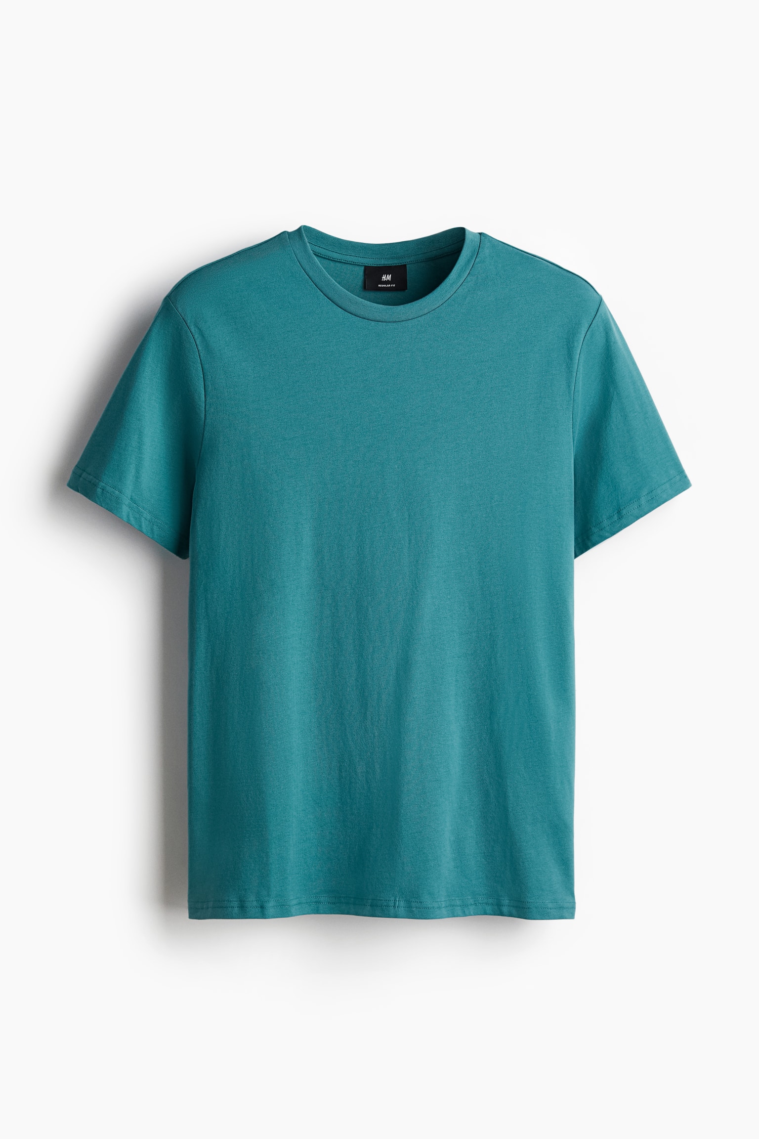 Regular Fit T-shirt - Turquoise/Black/Light beige/Dark blue/Burgundy/Dark grey/Forest green/Grey marl/Light beige/Dark brown/Black marl/Light green/Light green/Pink/Dark aubergine/White/Khaki green/Blue - 2