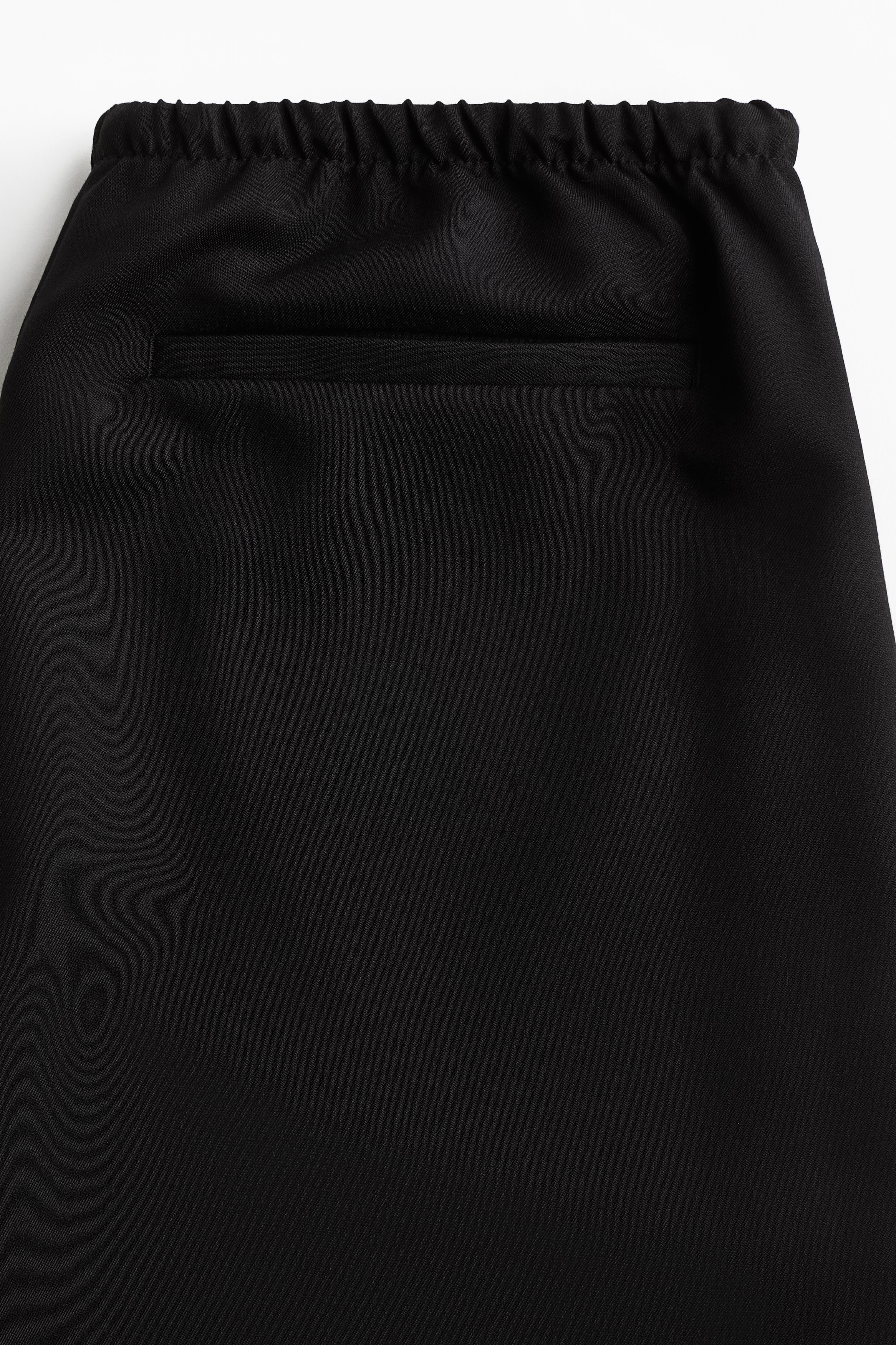 Twill drawstring trousers