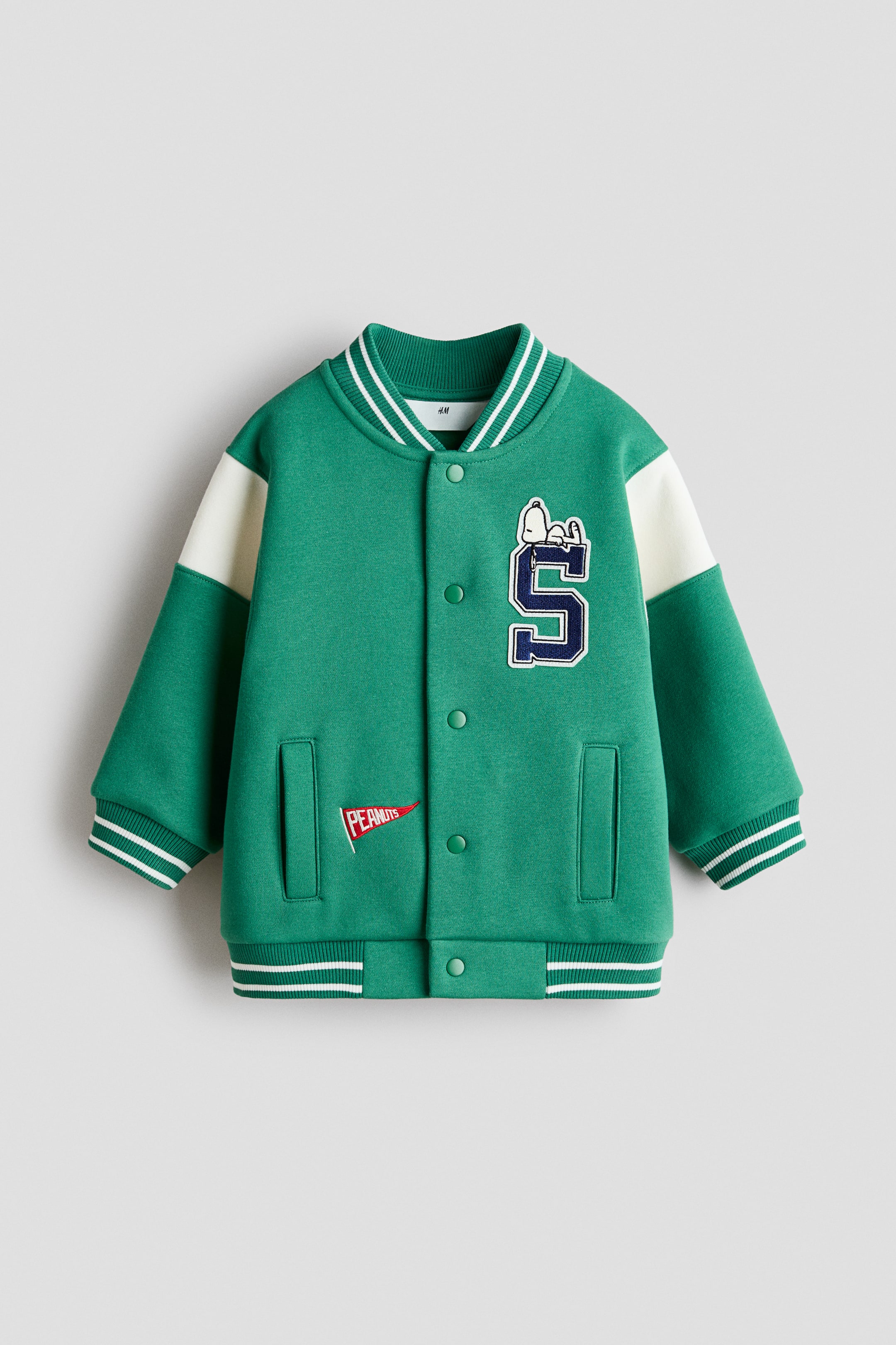 Veste de baseball en molleton