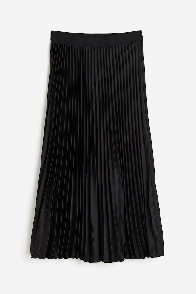 Pleated skirt - Black/Light beige/Dark blue/Red/Patterned/dc - 2
