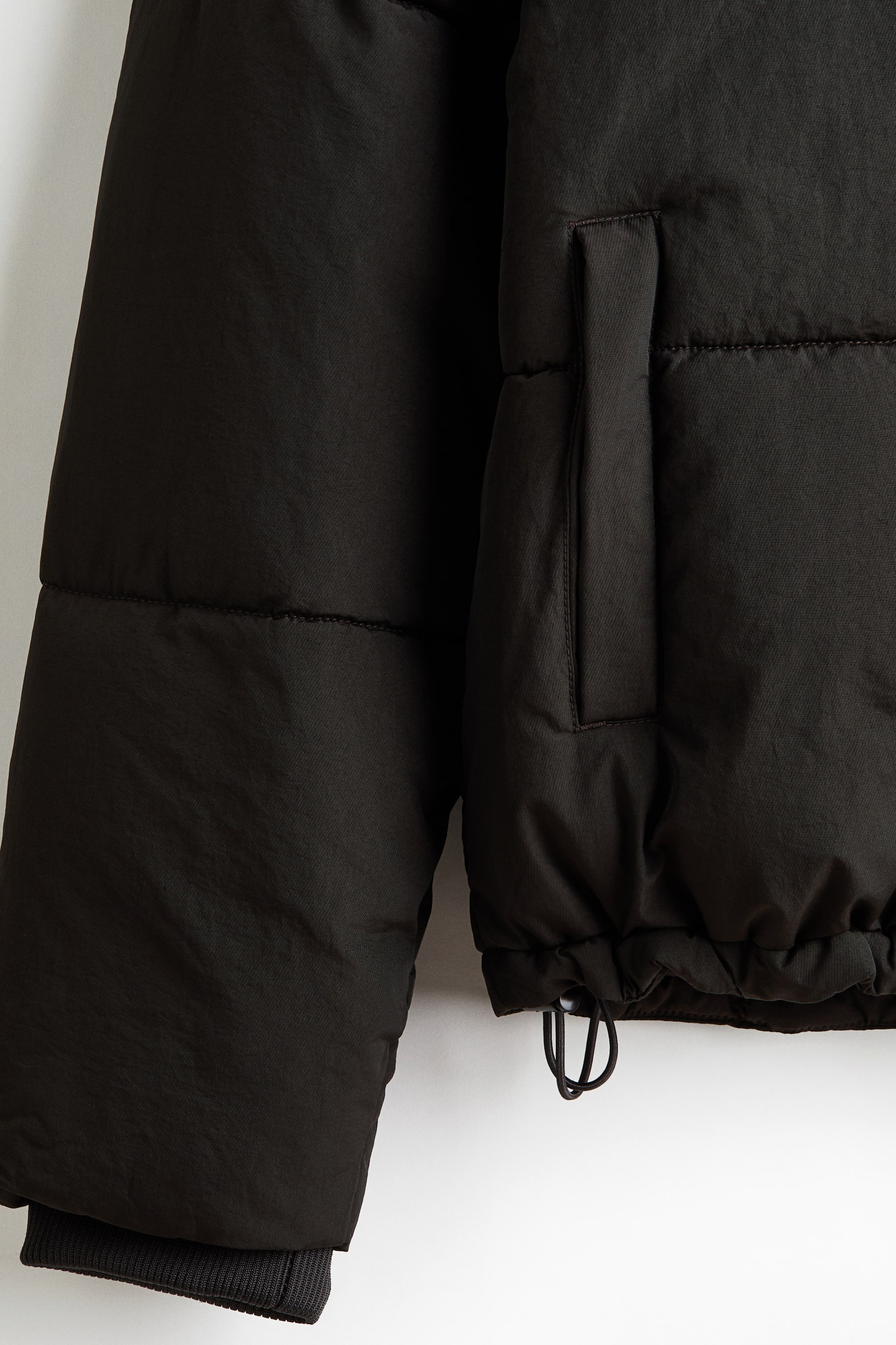 이미지 확대 보기: 나일론 퍼프 재킷 - 다크 브라운 - Men | H&M KR 6