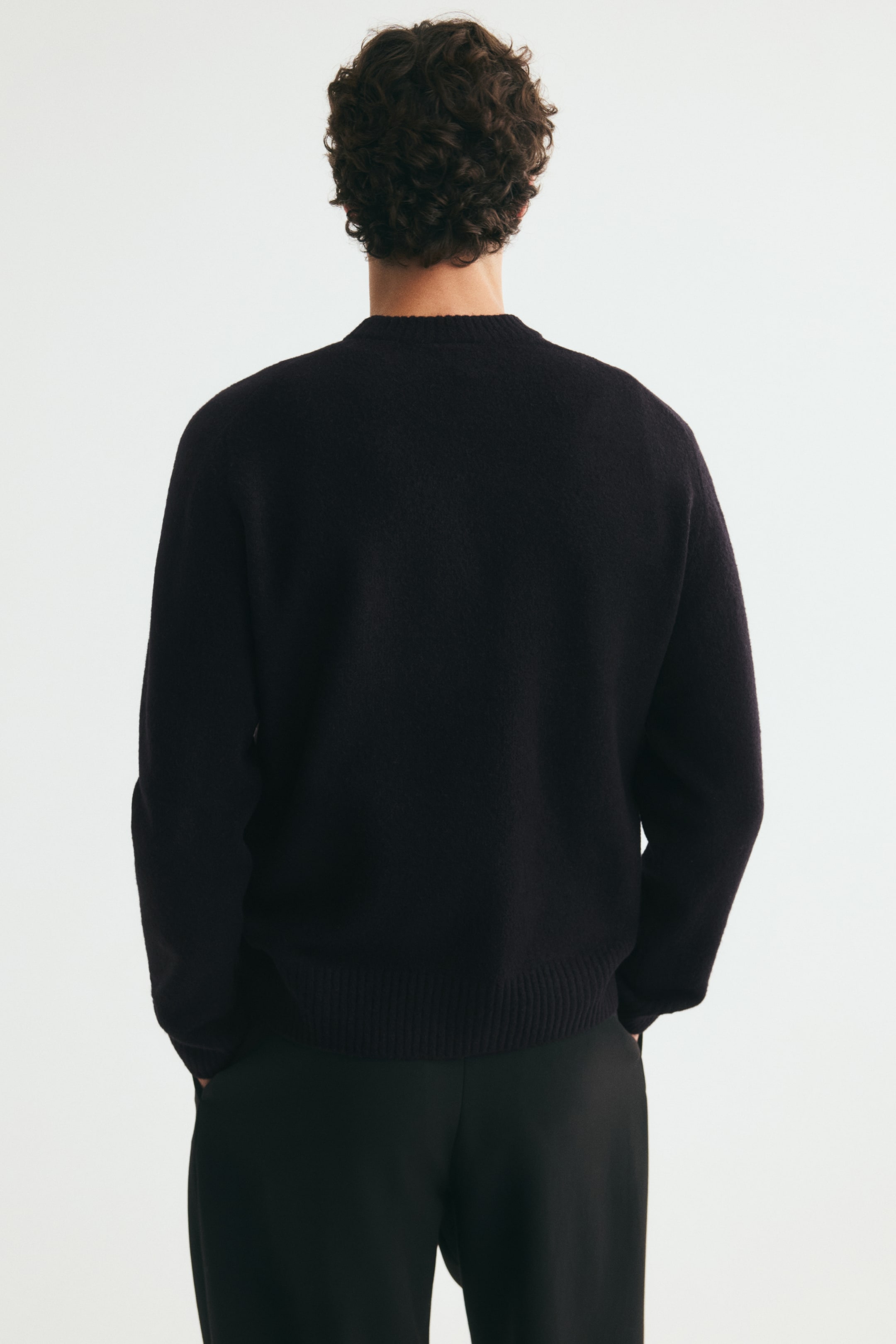 Regular-Fit Brushed Sweater