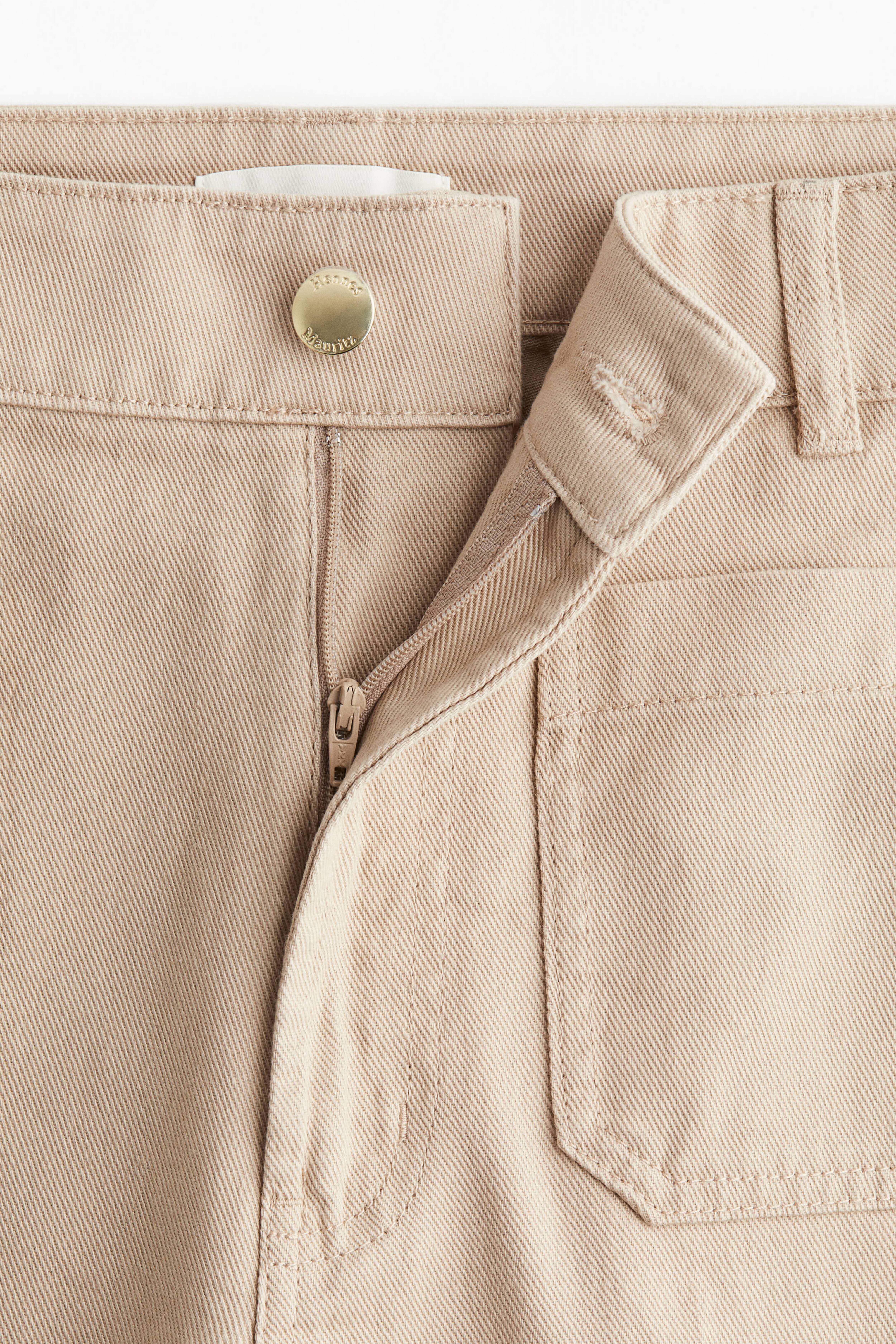 Pantalon large en sergé