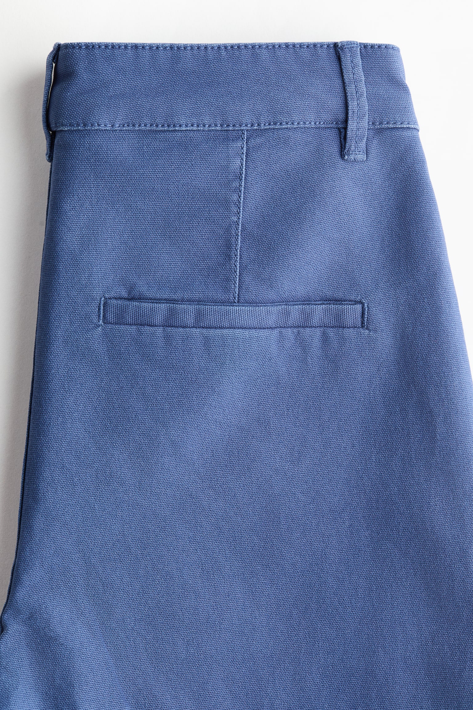 Cotton Canvas Pants - Blue/Beige - 7