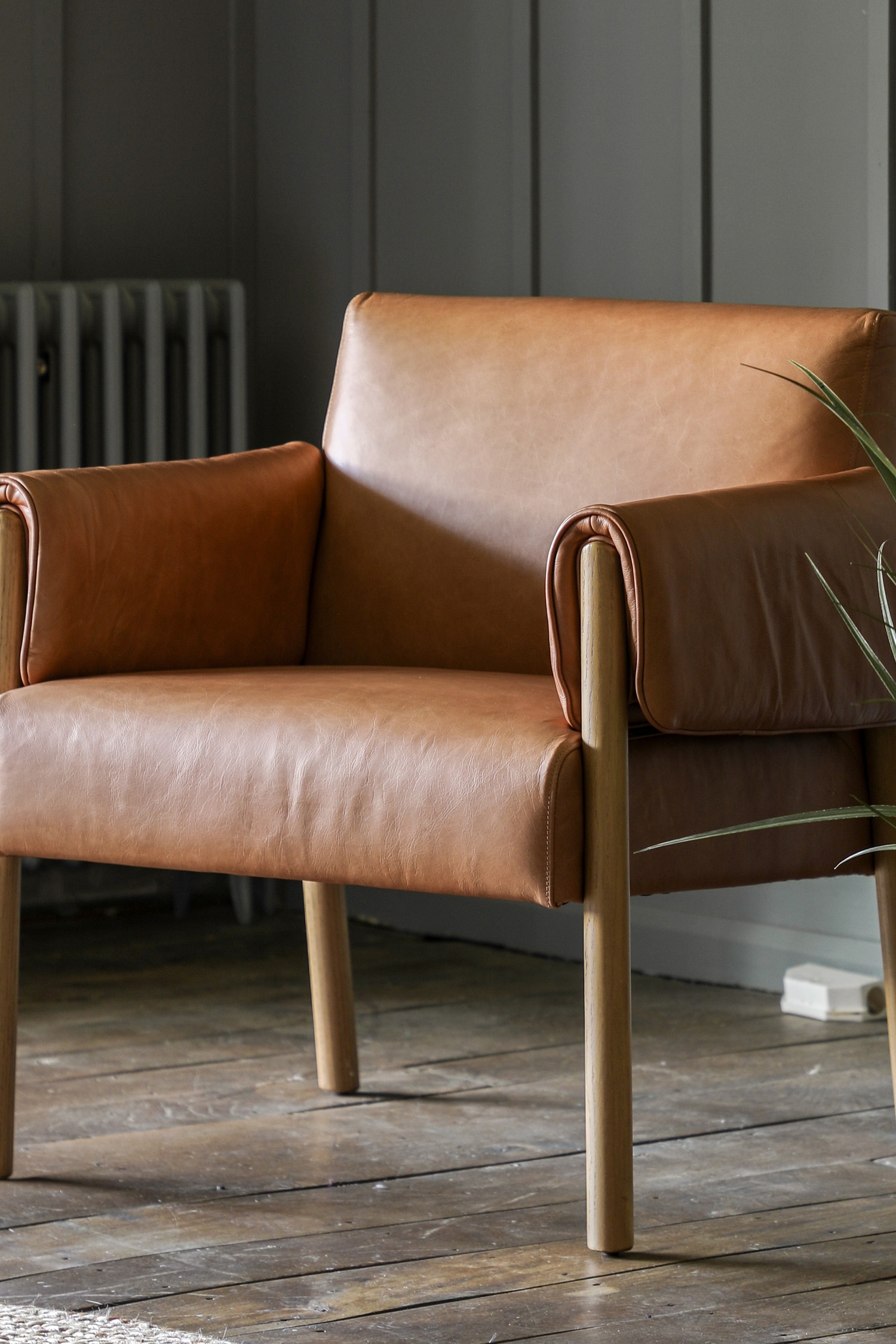 Leather Armchair - Tan