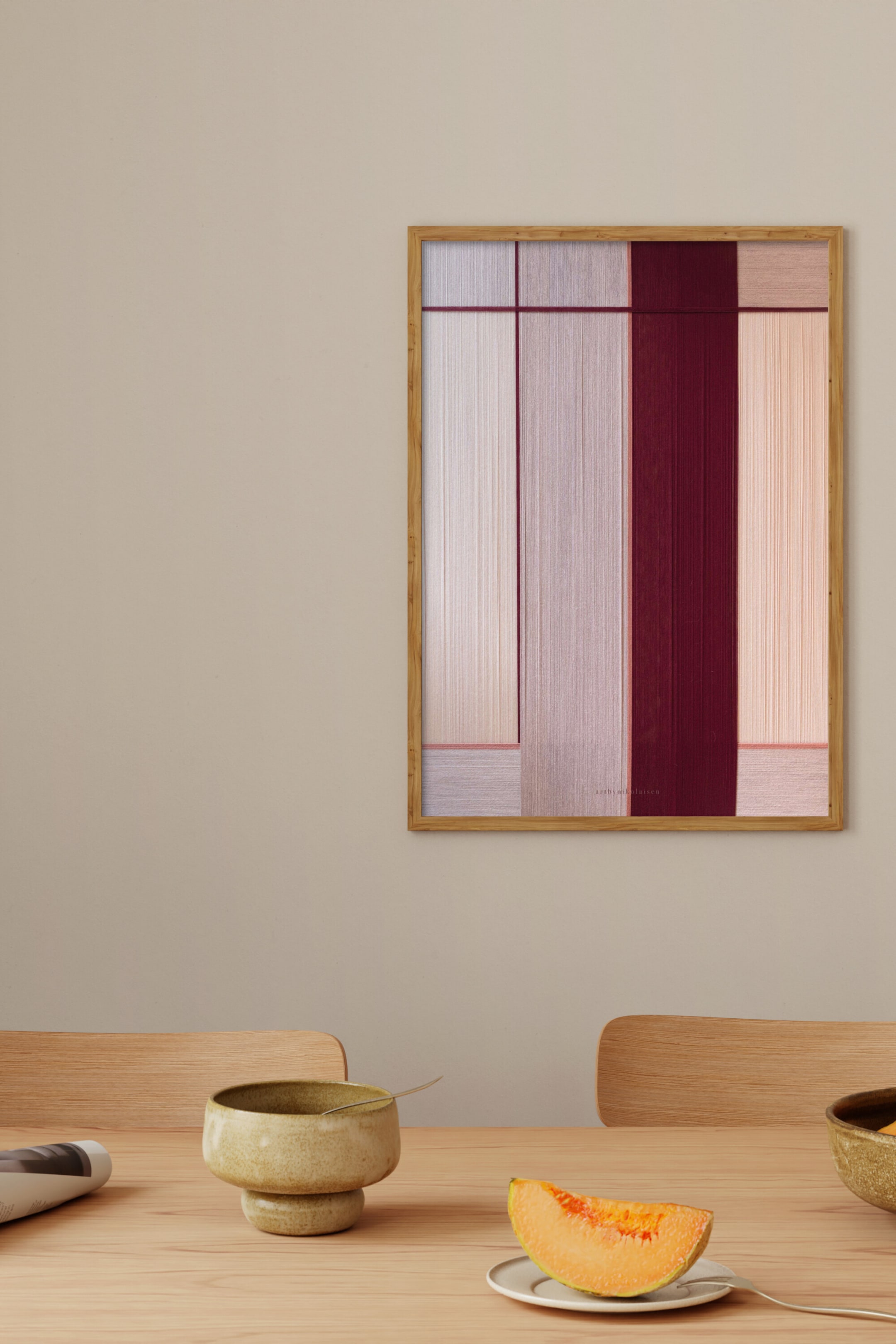 Agrandir l'image: Artbynikolaisen - Cerise - Geometrisch - Poster & Frame - HOME | H&M BE 1
