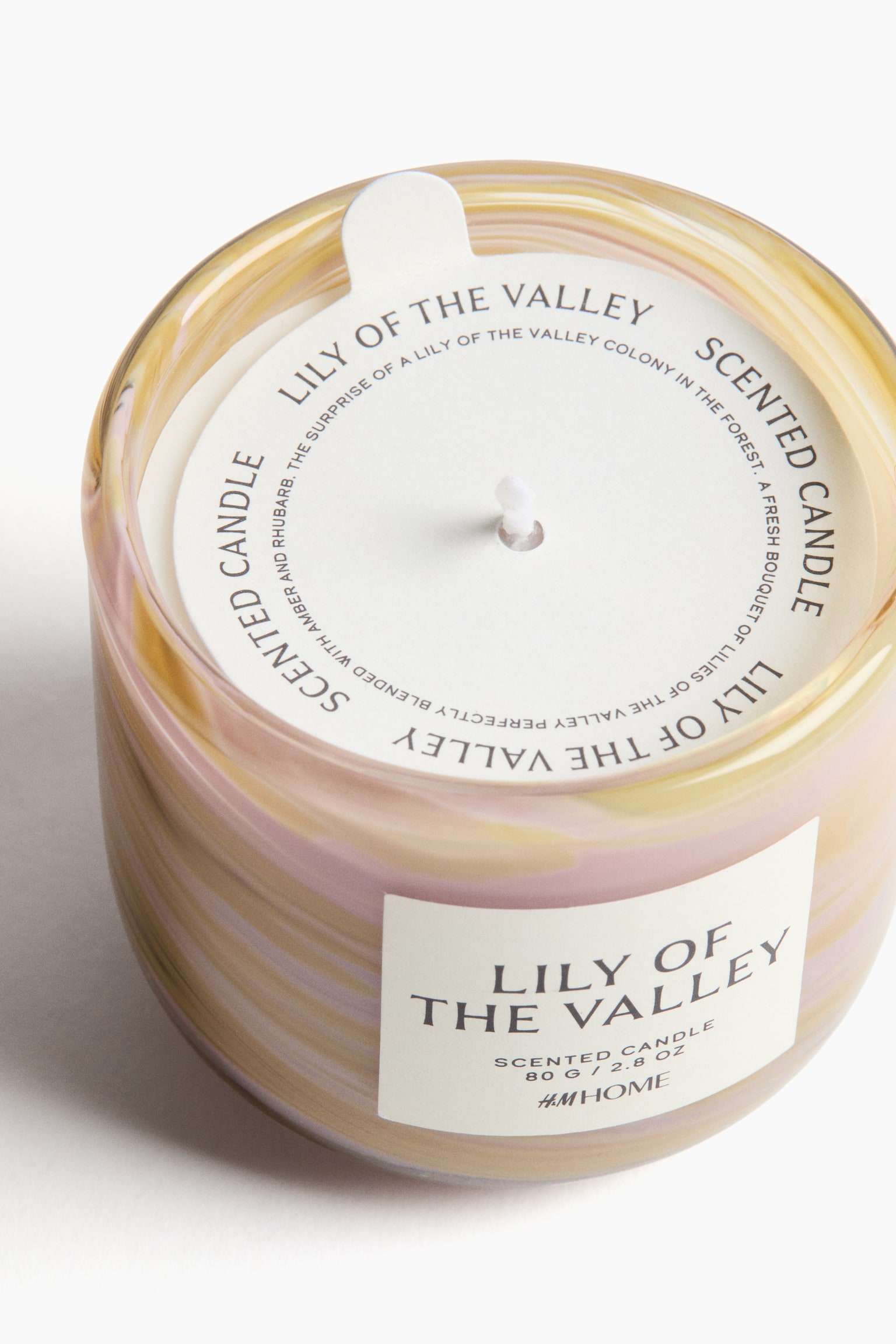 Scented candle in glass holder - Lily Of The Valley/Apple Blush/Vanilla Patchouli - 3