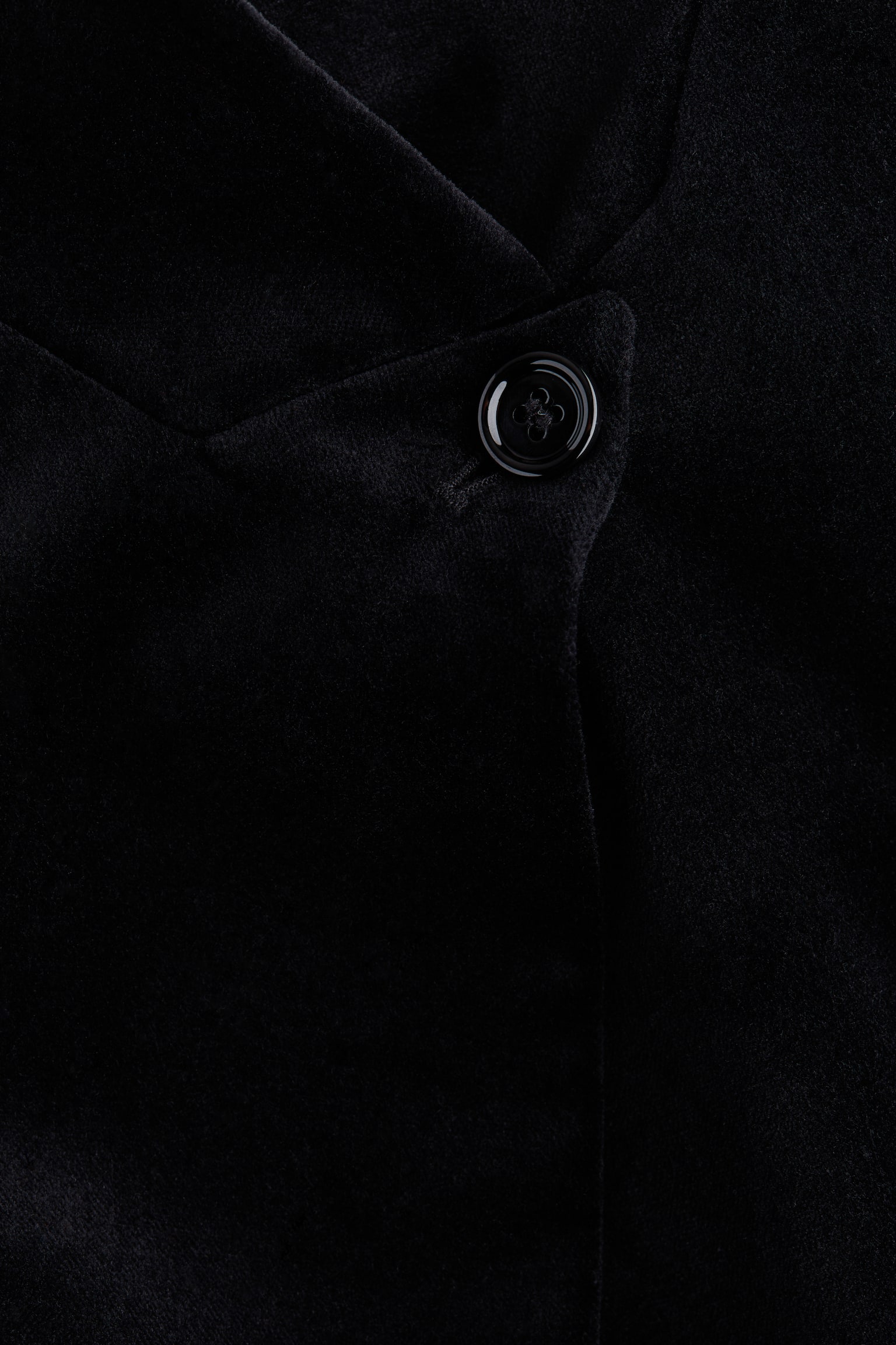 Женская куртка H&M Oversized Velvet, цвет: Чёрный — фото 7