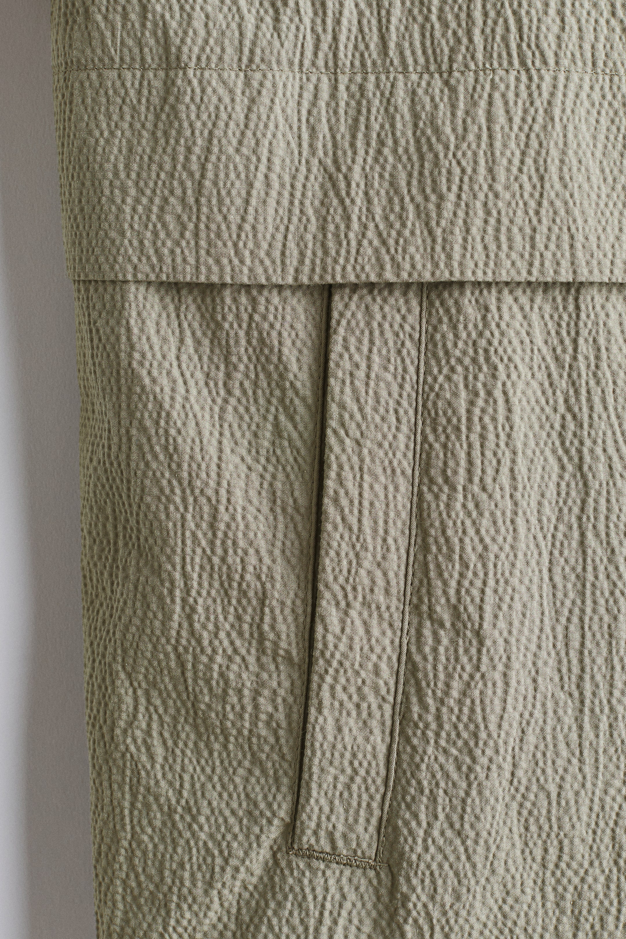 View larger image: Short-sleeved jacket - Light khaki green - Men | H&M SG 3