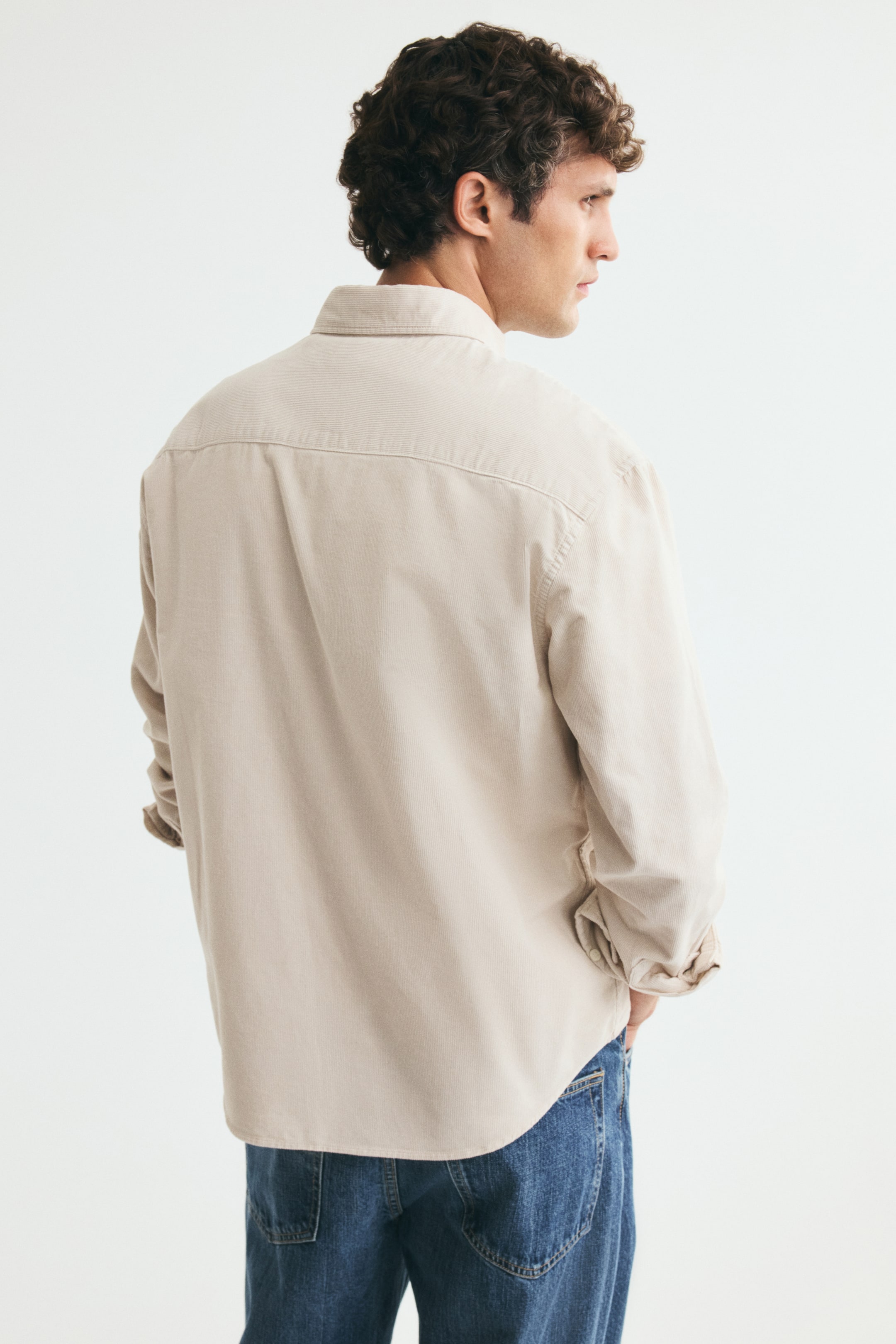 Regular-Fit Corduroy Shirt