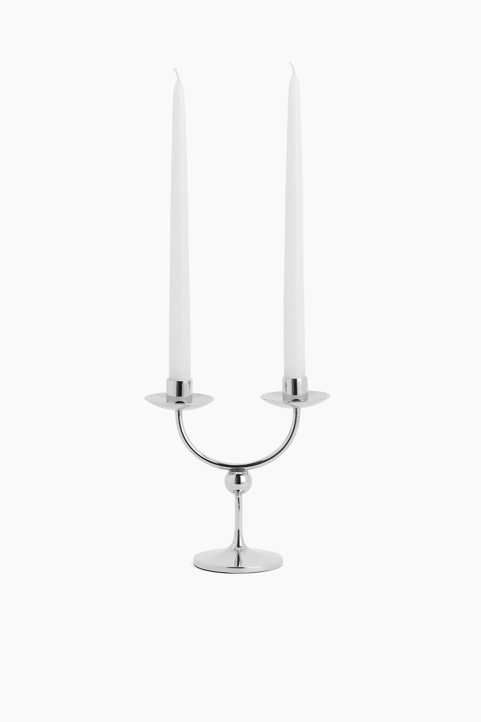 Chandelier en métal - Argenté/Doré