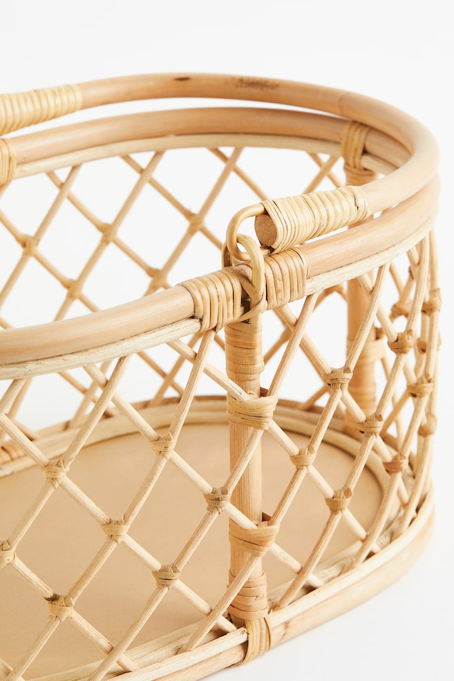 Rattan picnic basket - Light beige - 2