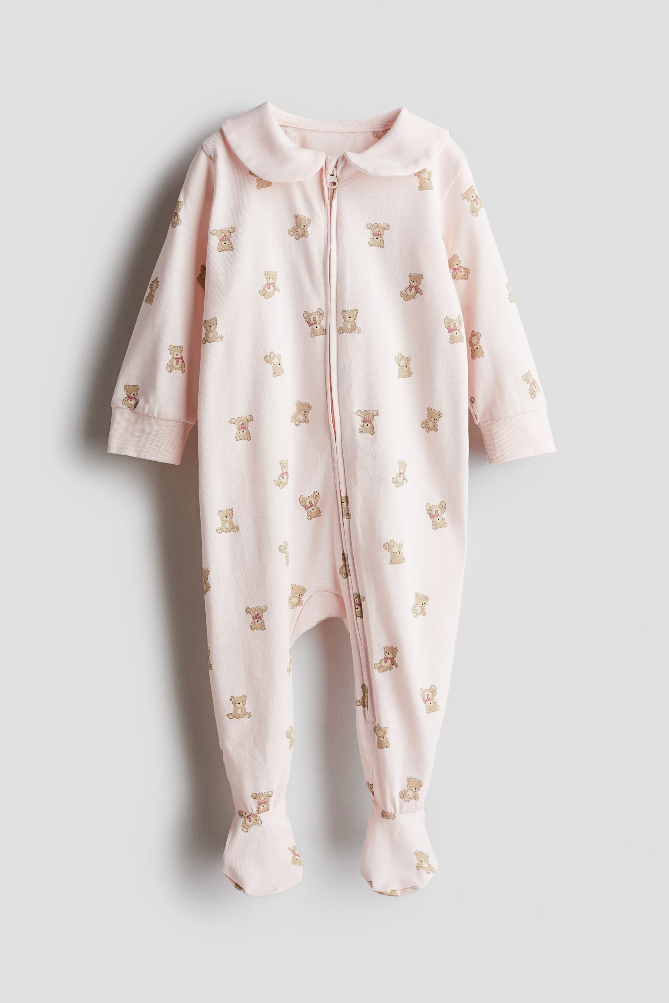 Pajama Jumpsuit with Collar