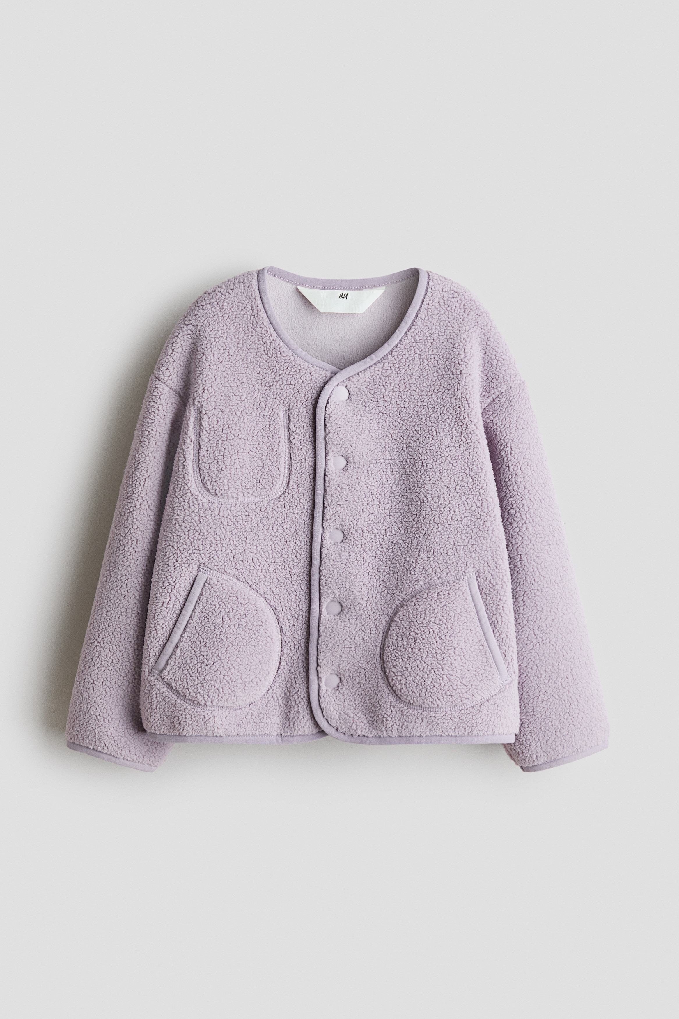 春が来た＊クローバー君＊ふんわりテディ テディジャケット - ライトダスティパープル - Kids | H&M JP