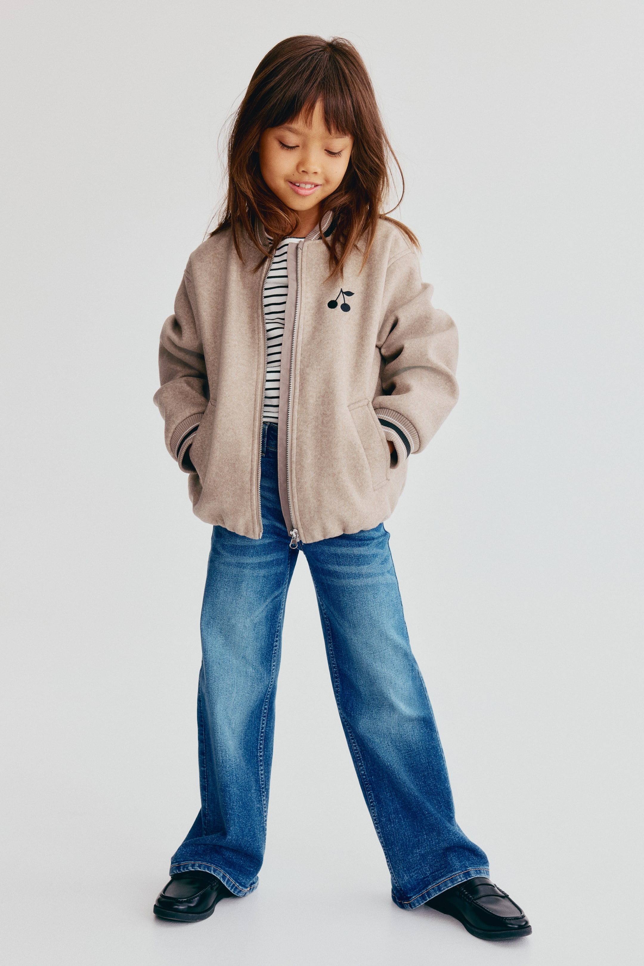 Blouson de baseball feutré