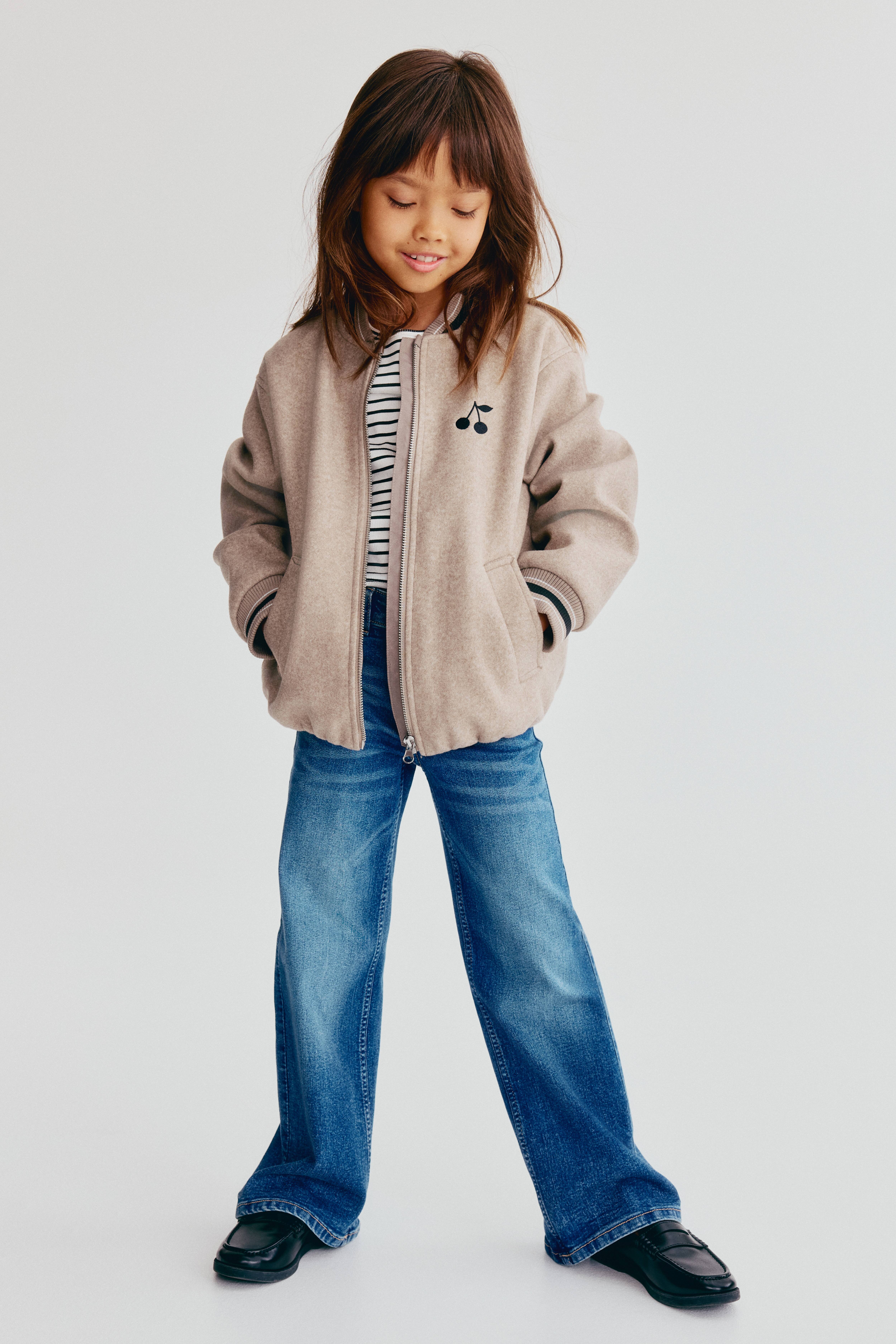 Blouson de baseball feutré