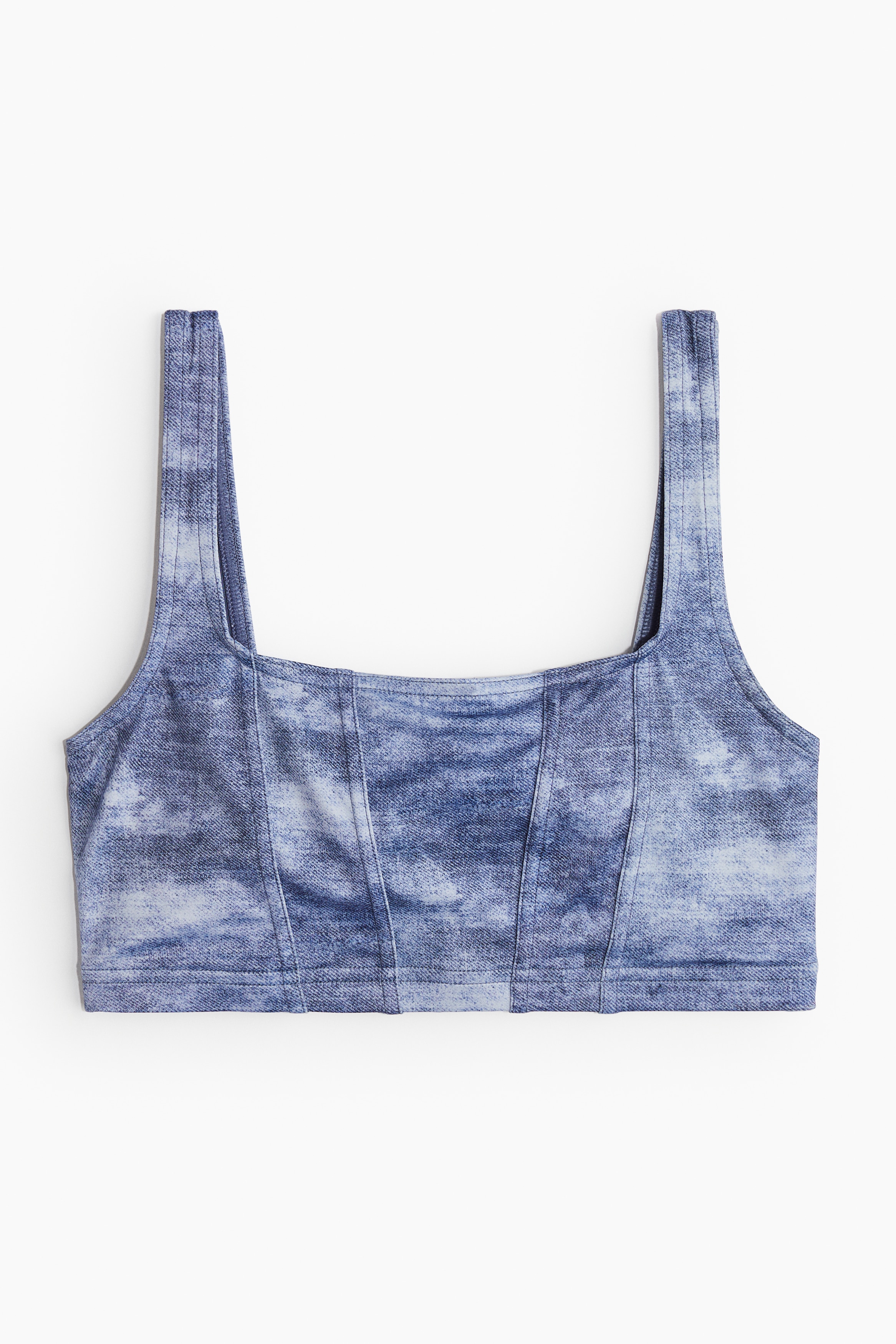 Dames - Blauw/washed Bikinitop - Size: XXS  - H&M