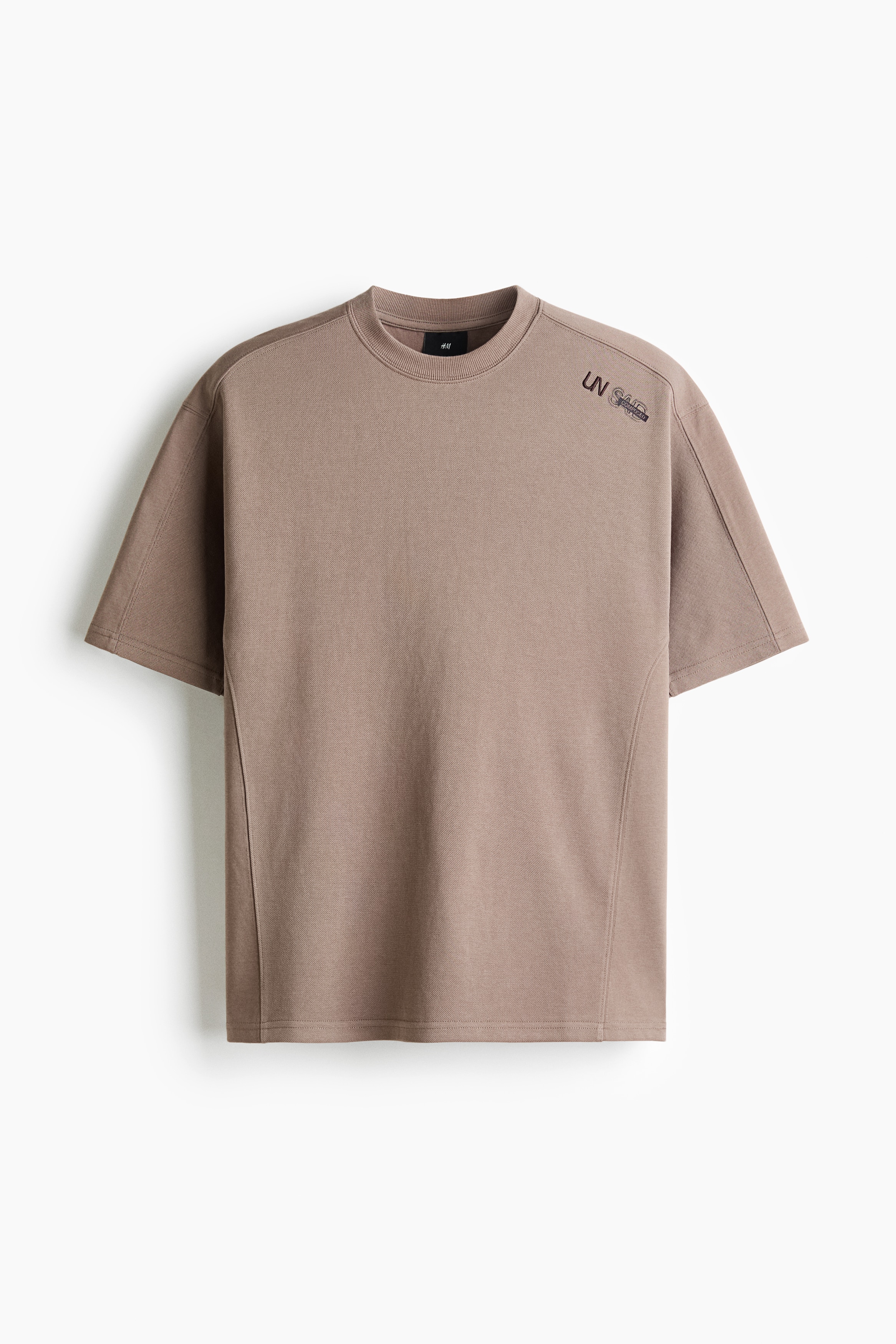 ルーズフィット プリントコットンTシャツ - ダスティベージュ／Unsaid/ブラック／In Order/クリーム／Unsaid