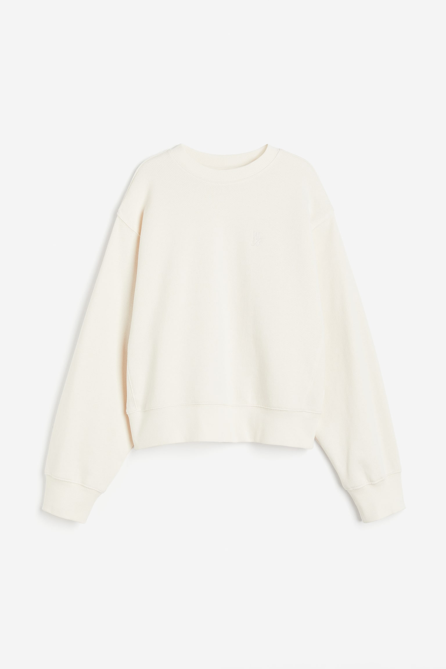 Sweatshirt - Cream - 1