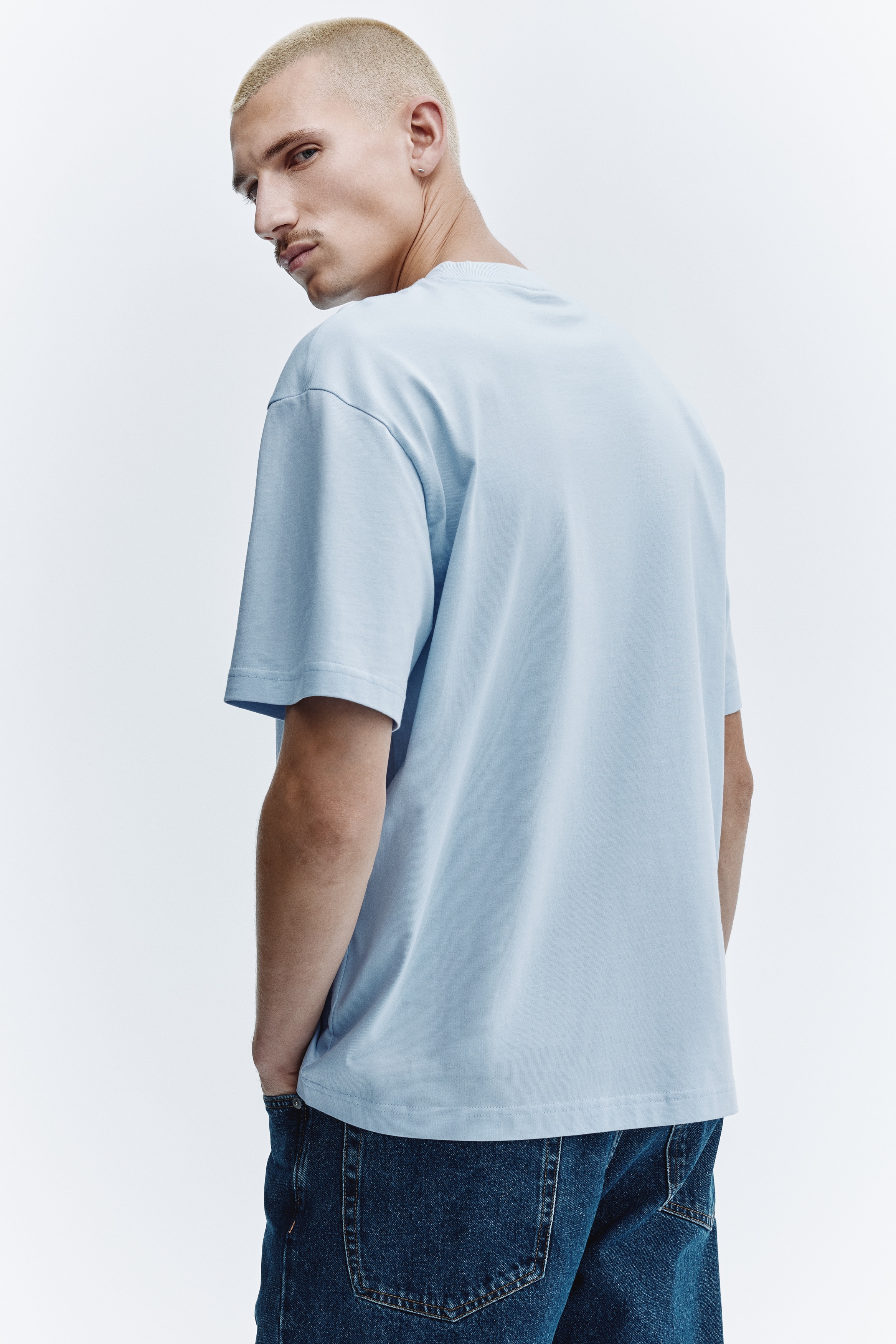 トップス XL FCRB 26SS PRESS L/S TEE LIGHT BLUE Love it!