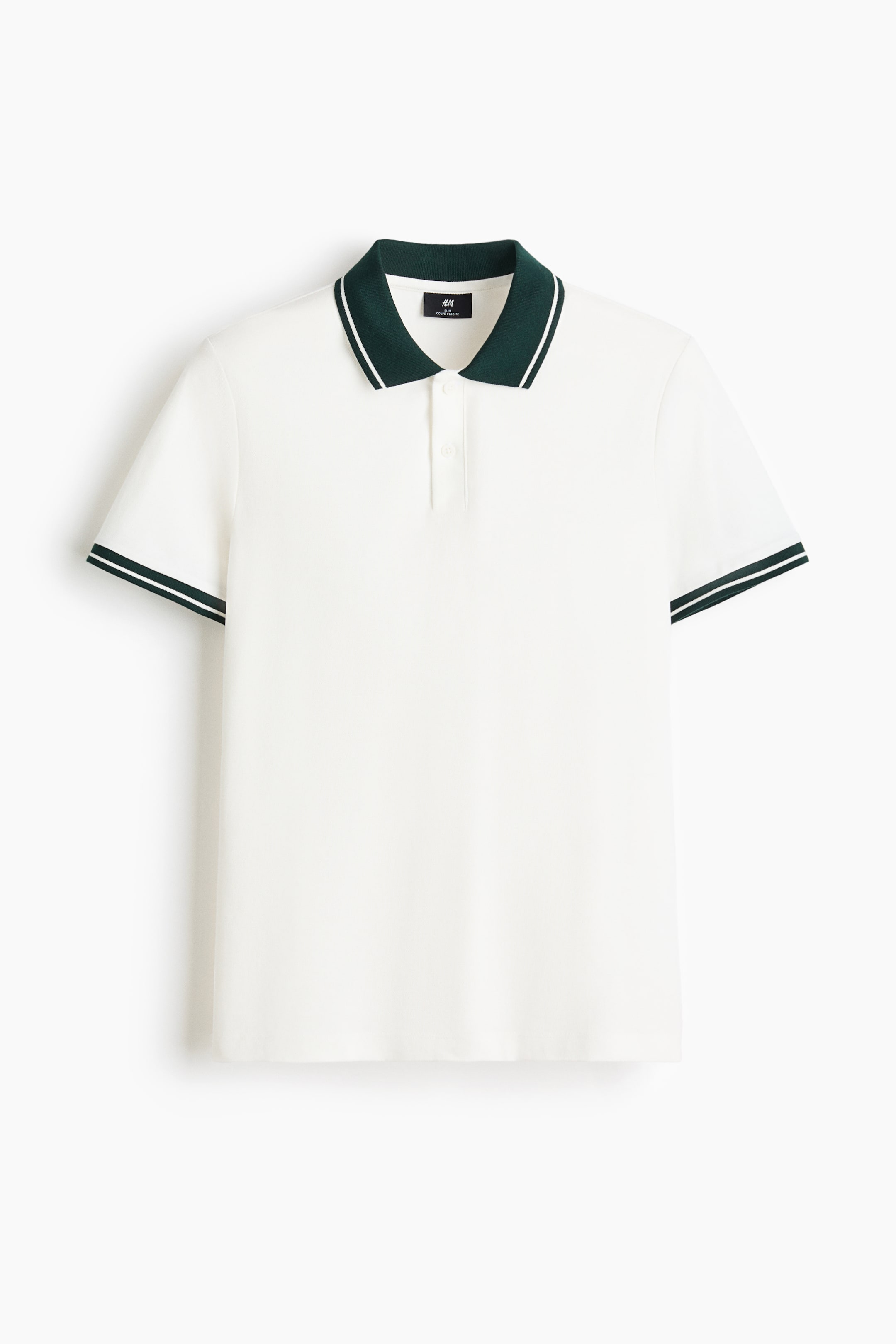 View larger image: Polo shirt - White - Men | H&M IE 1