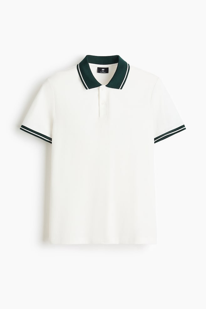 Polo Shirt - White/Black - 1