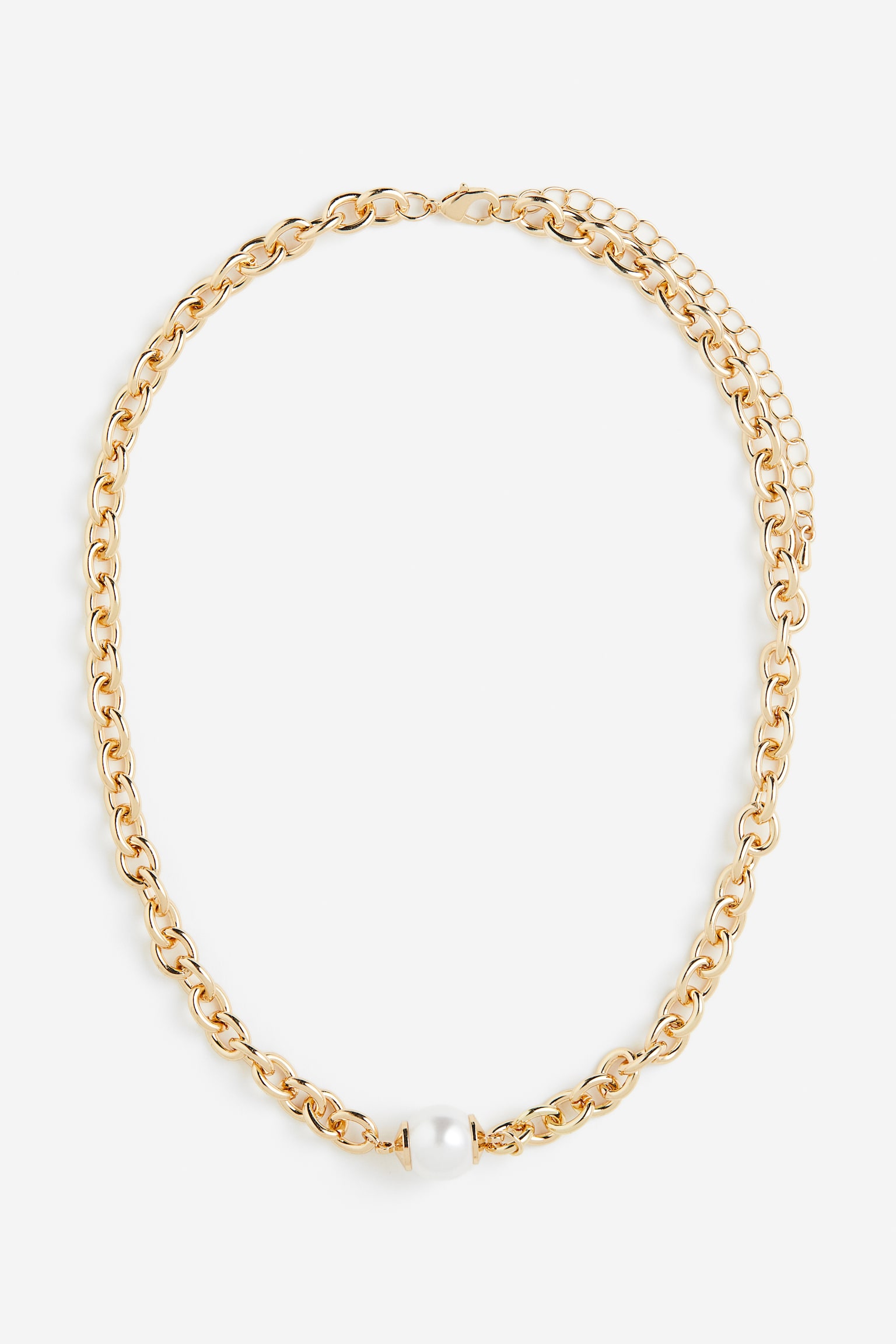 Short necklace - Gold-coloured - 1