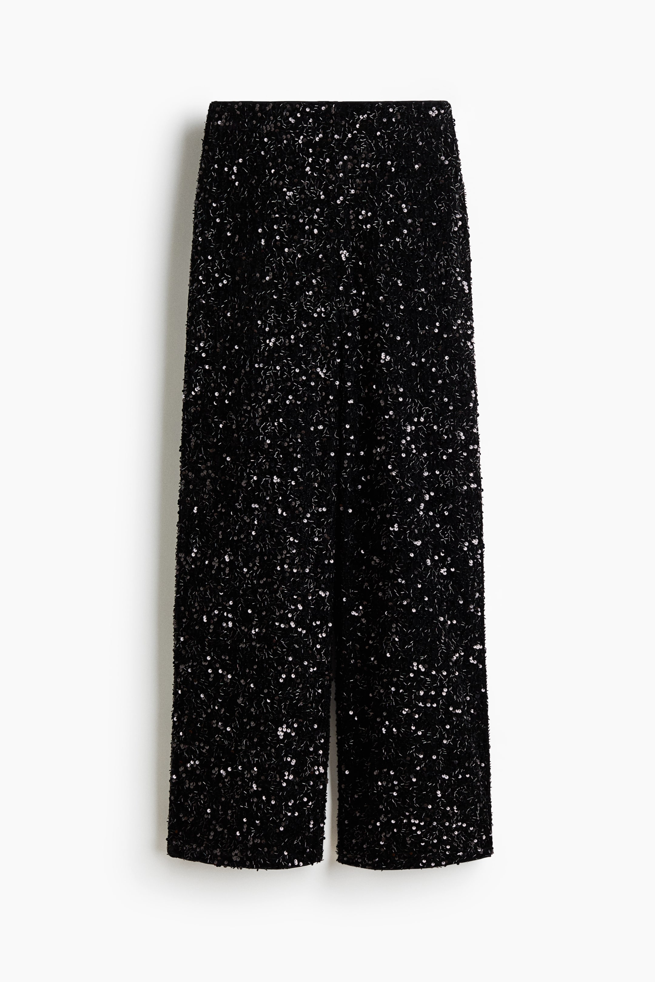 View larger image: Sequined Pants - Black - Ladies | H&M US 6