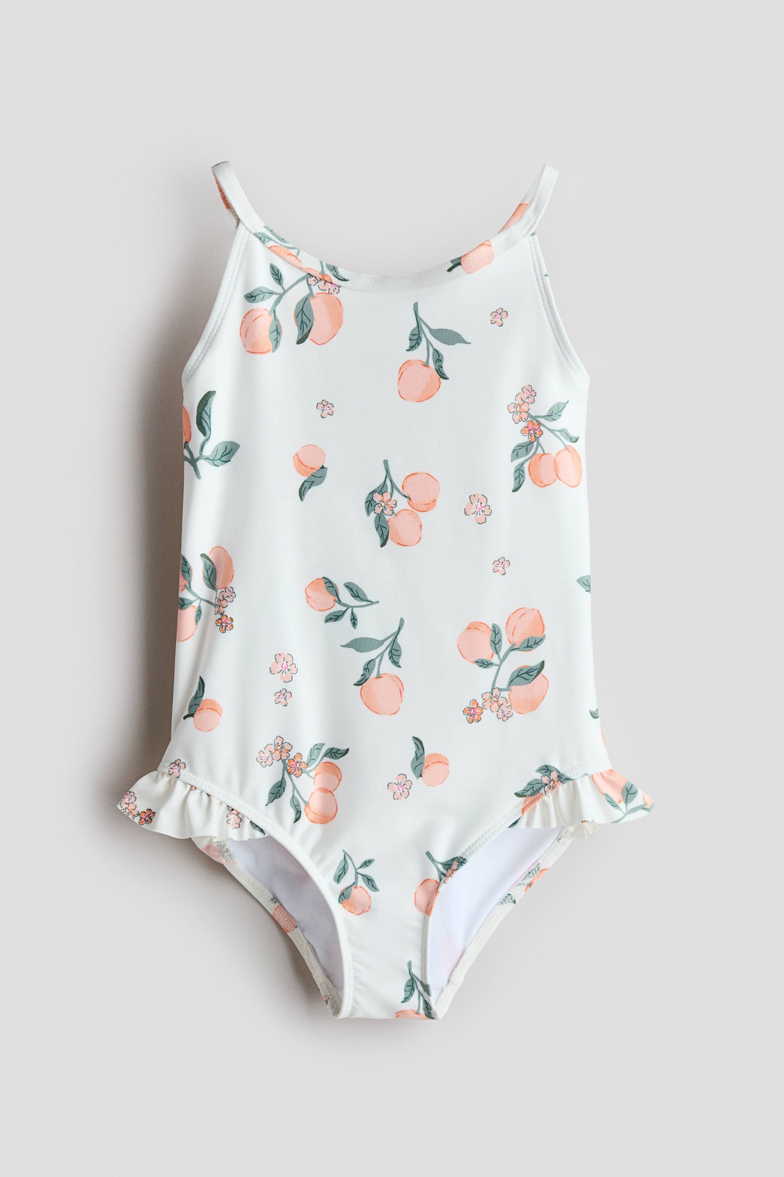 Maillot de bain imprimé - Crème/pêches