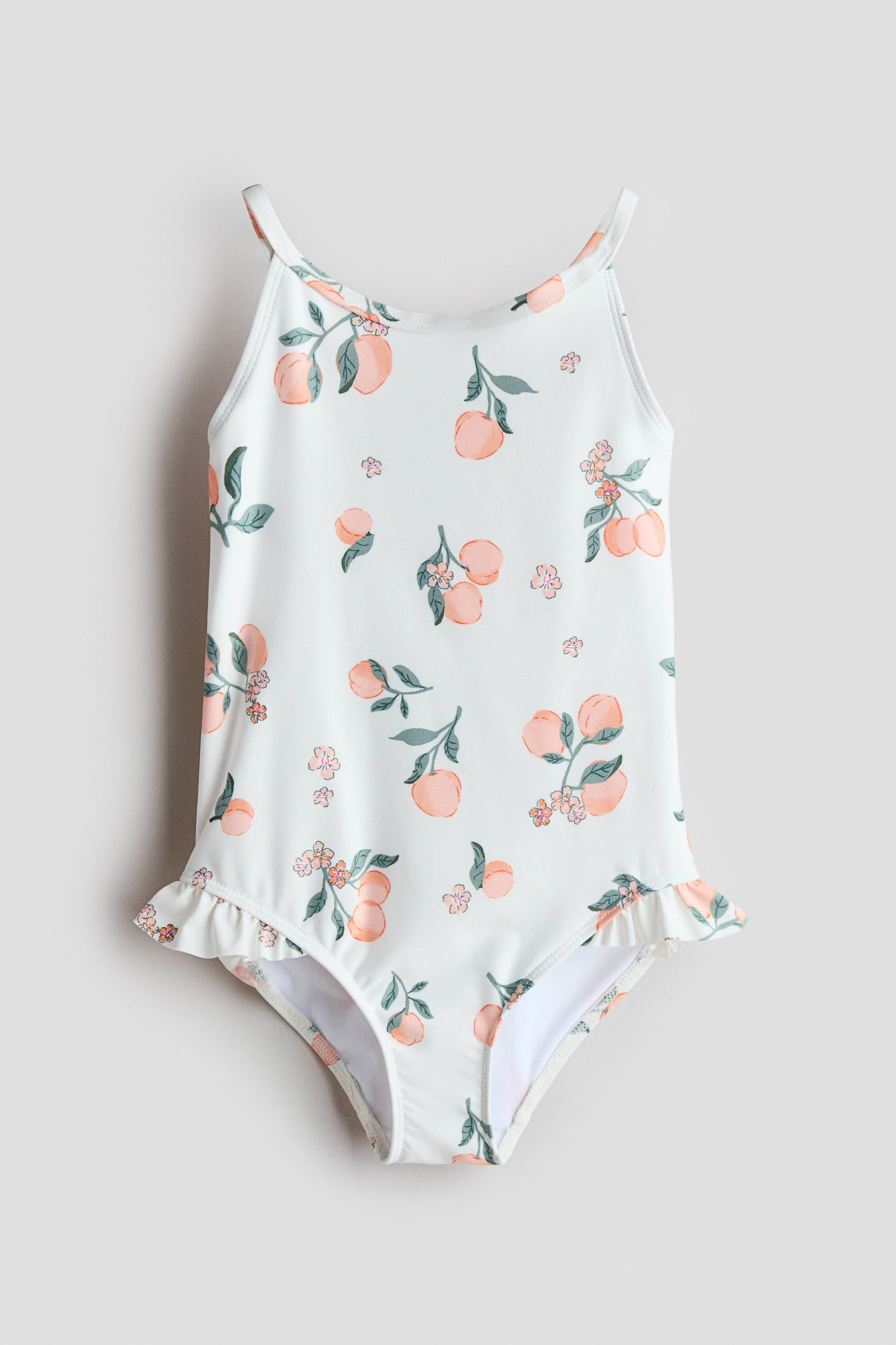 Agrandir l'image: Maillot de bain imprimé - Crème/pêches - ENFANT | H&M CH 1