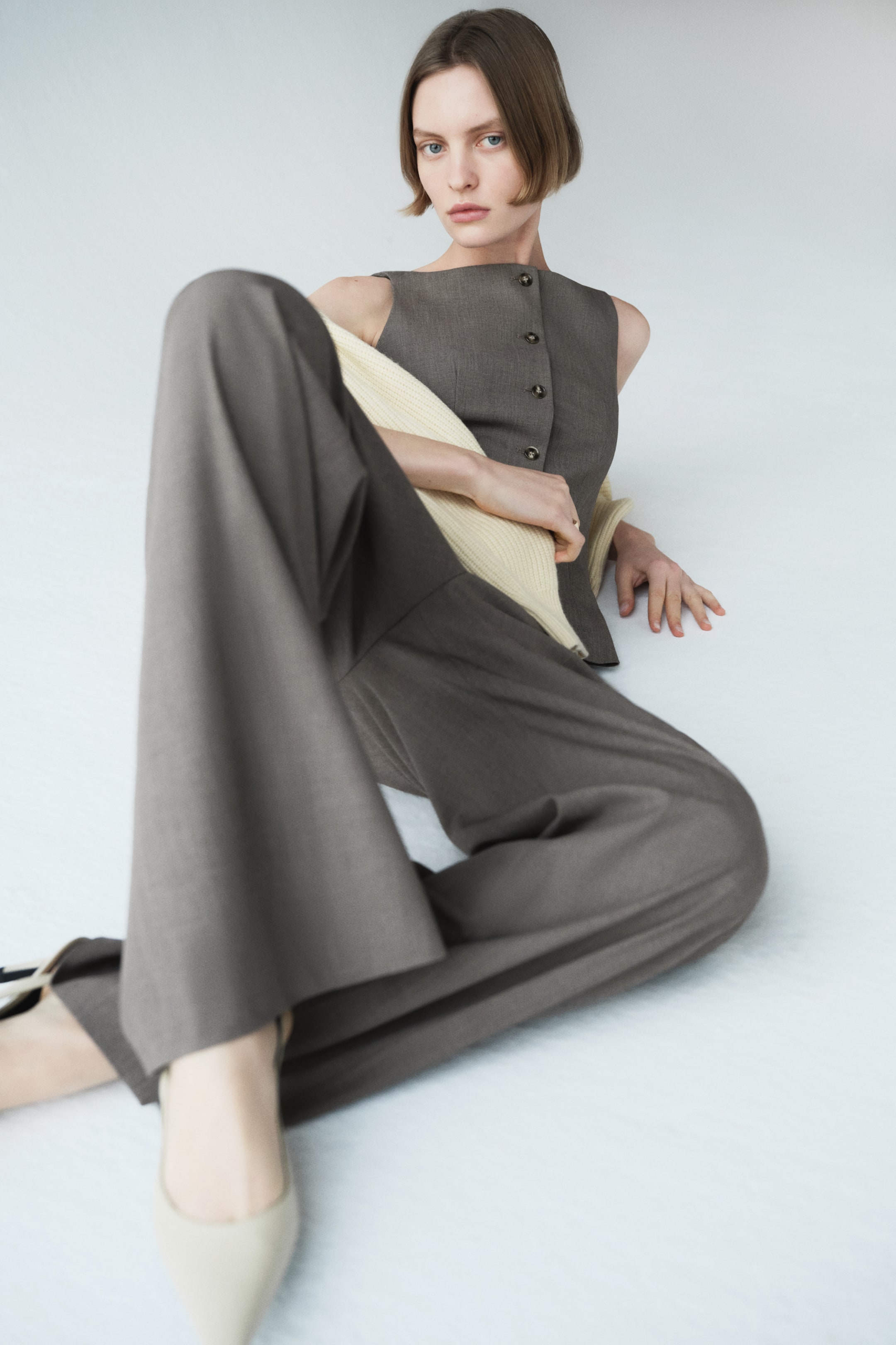 View larger image: Tailored waistcoat - Dark mole - Ladies | H&M IN 1