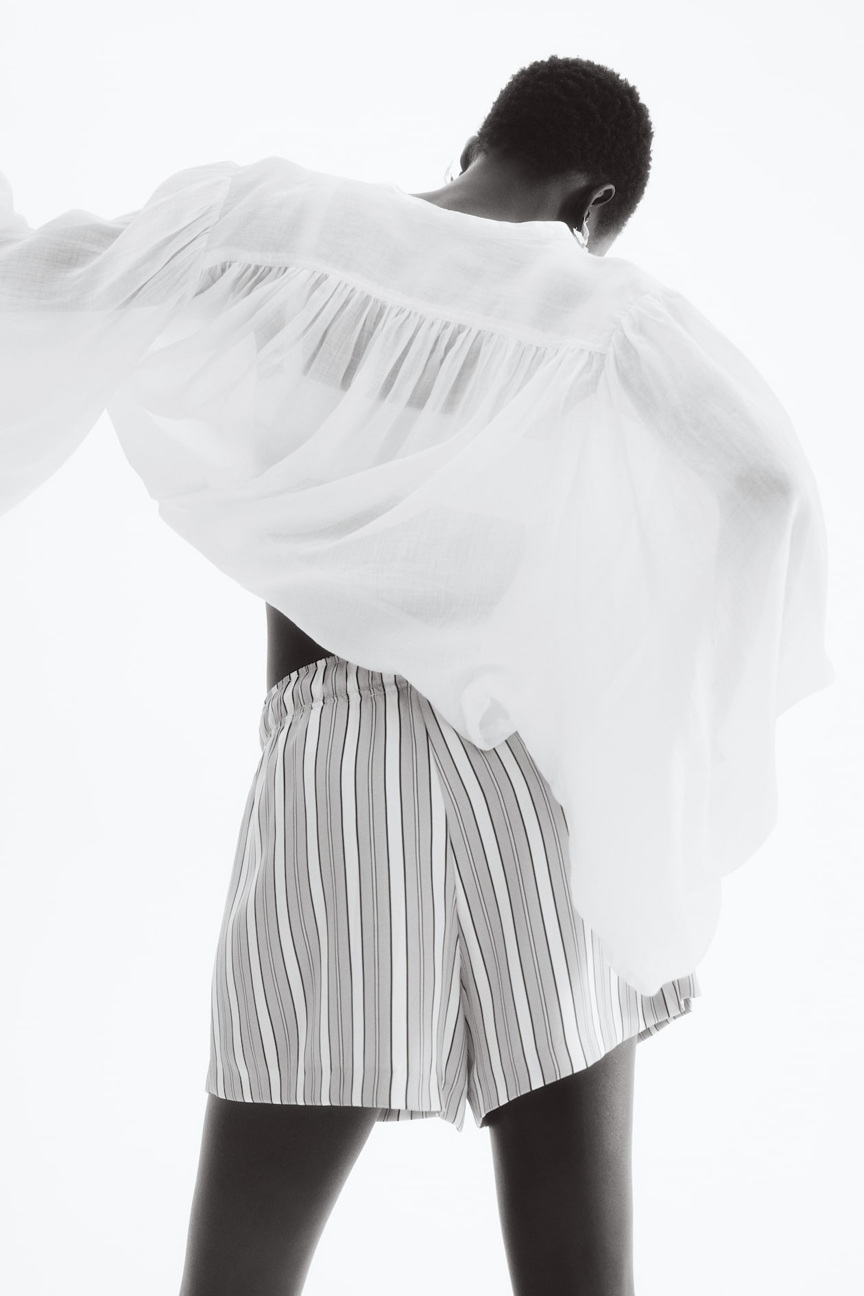 Twill Drawstring Shorts - image 3