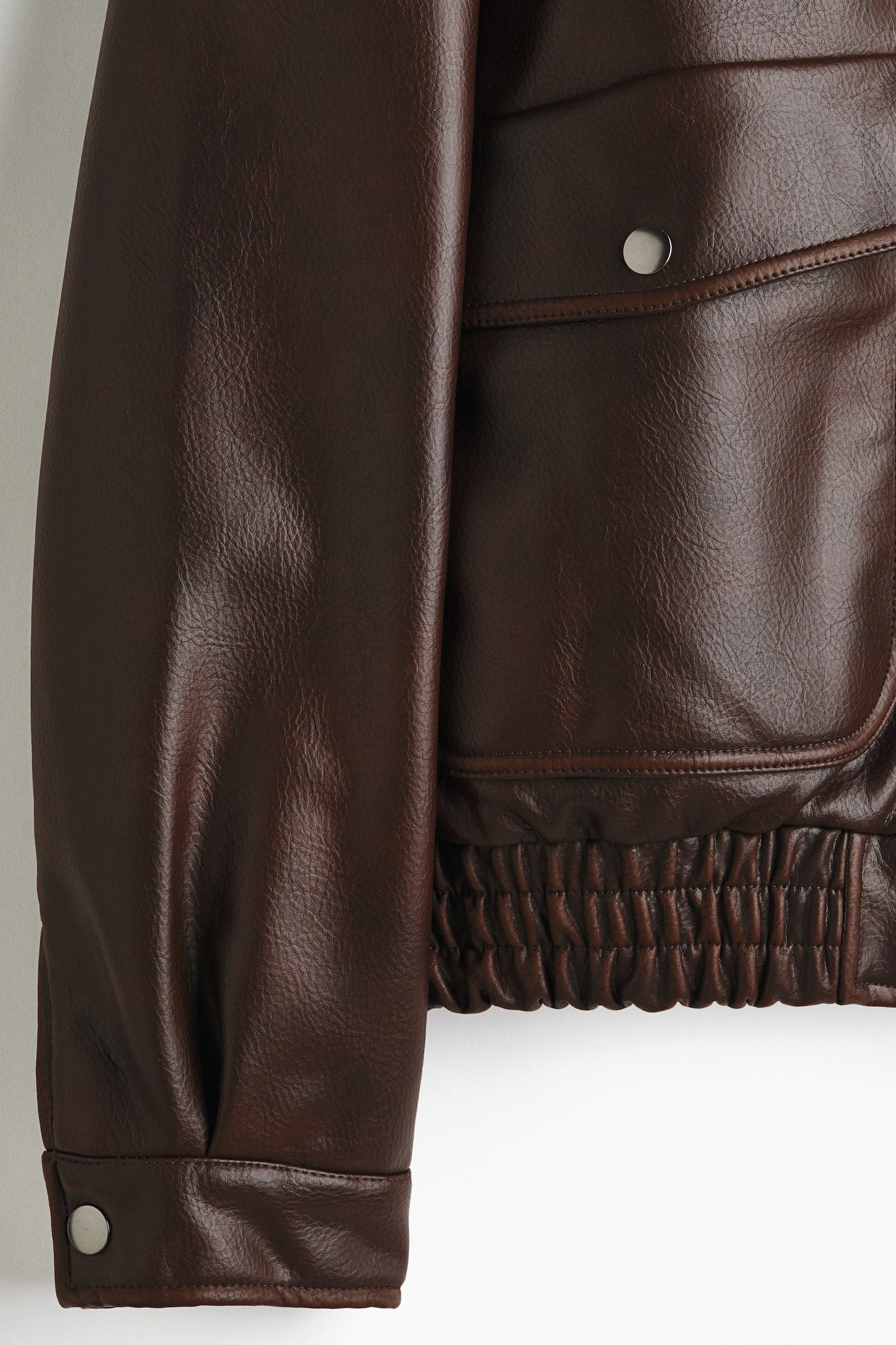 Chamarra tipo aviador acolchada - Café oscuro - 7