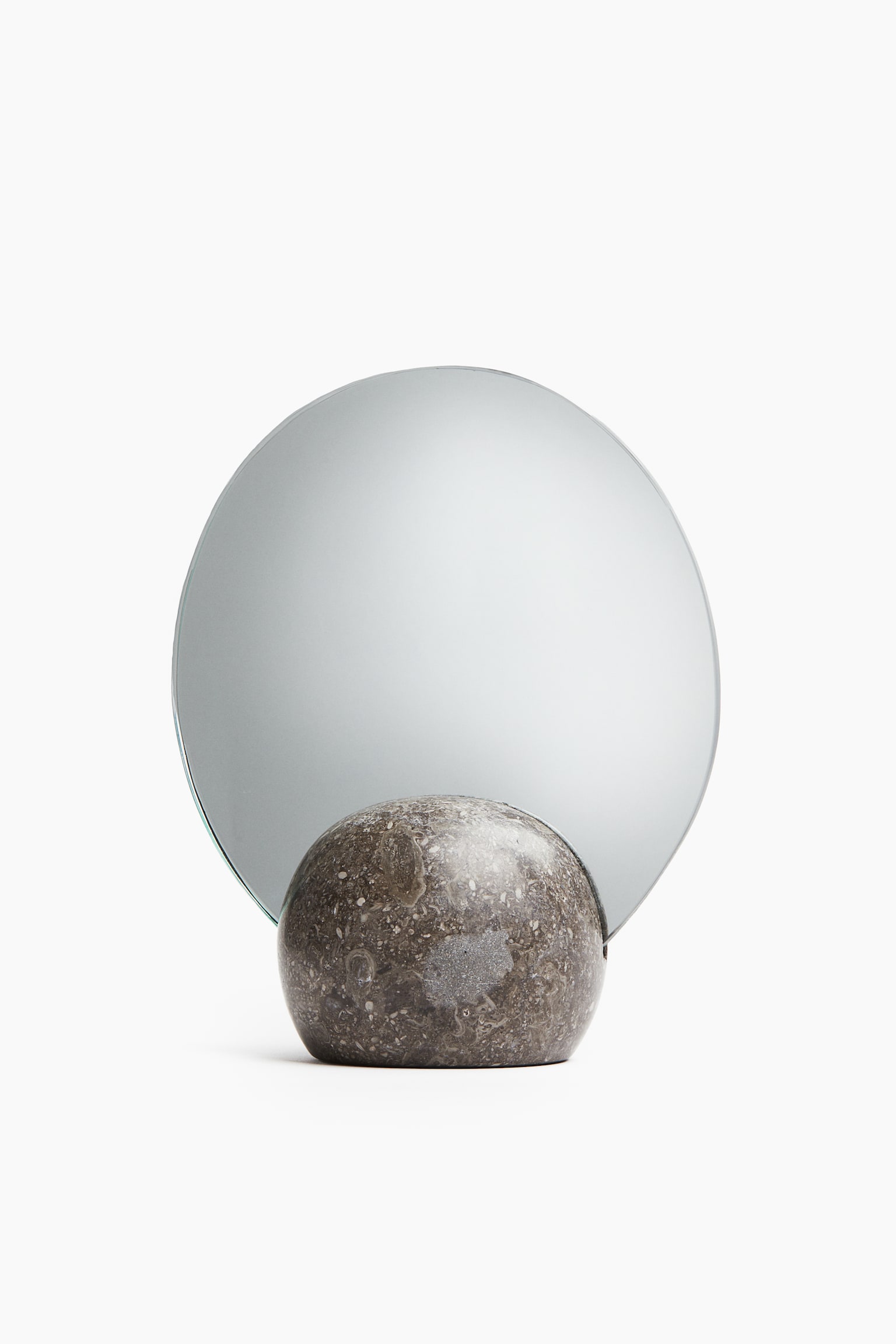 Marble table mirror - Dark grey/Marbled - 1