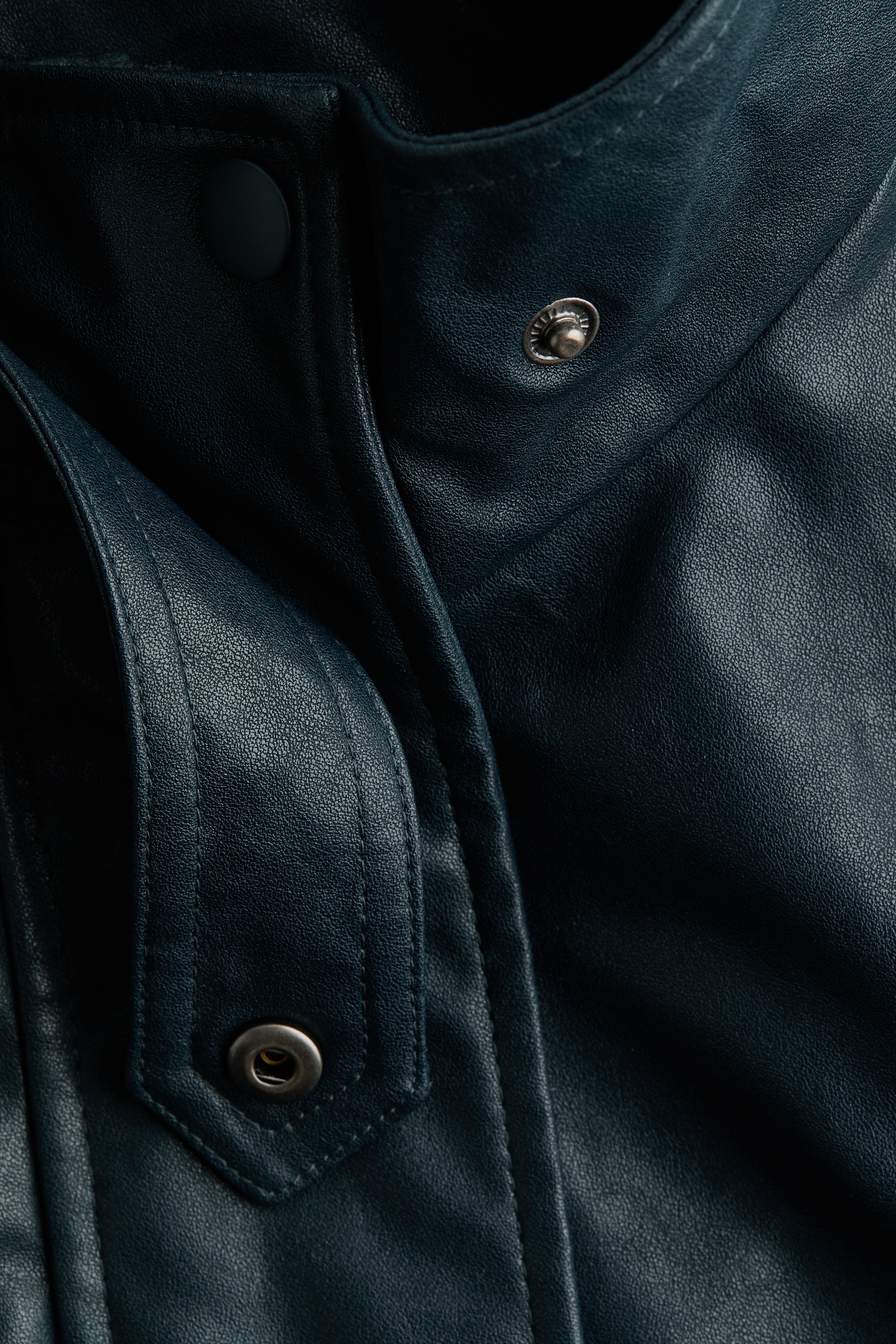 Oversized Funnel-Collar Jacket - thumbnail 8