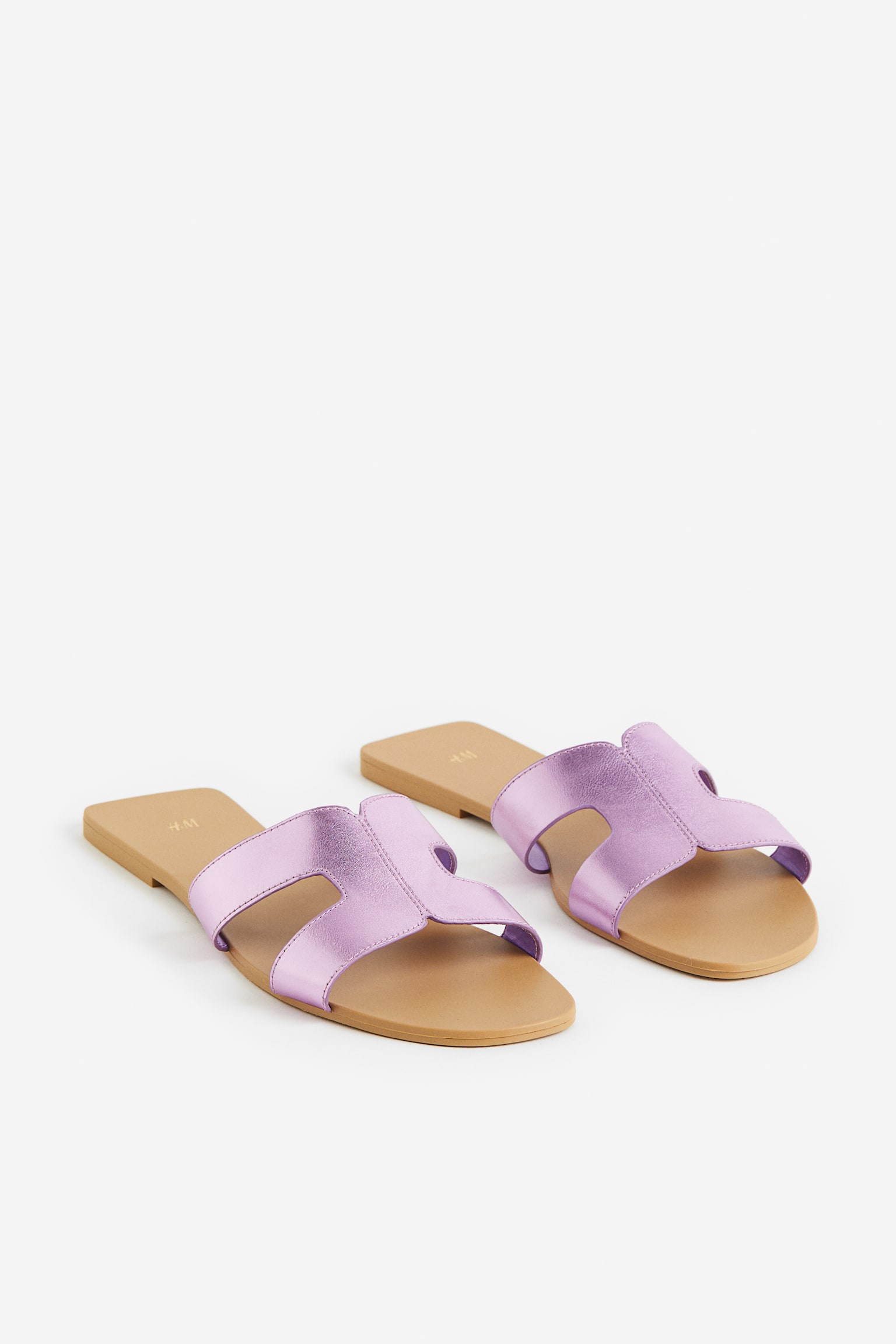 Slides - Purple/Light beige - 2