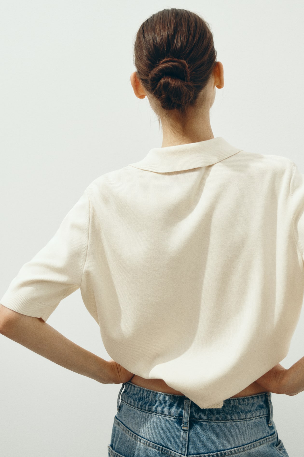 Cardigan with Collar - image 3