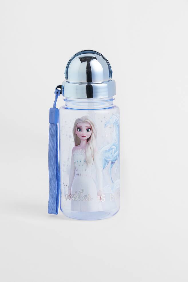 Printed water bottle - Lyseblå/Frost/Rosa/Disneyprinsesser/Lyseblå/Frost - 1